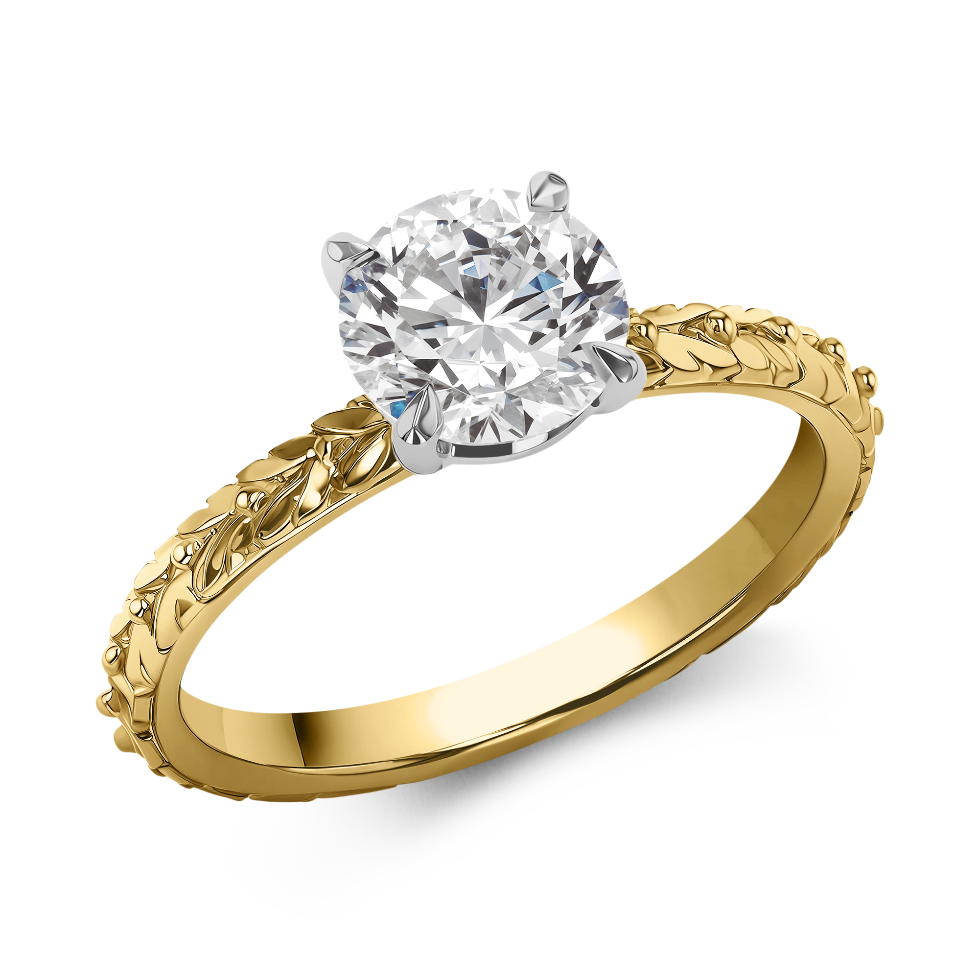 Apple Blossom 1.51ct Diamond Ring Brilliant cut, Claw set_1