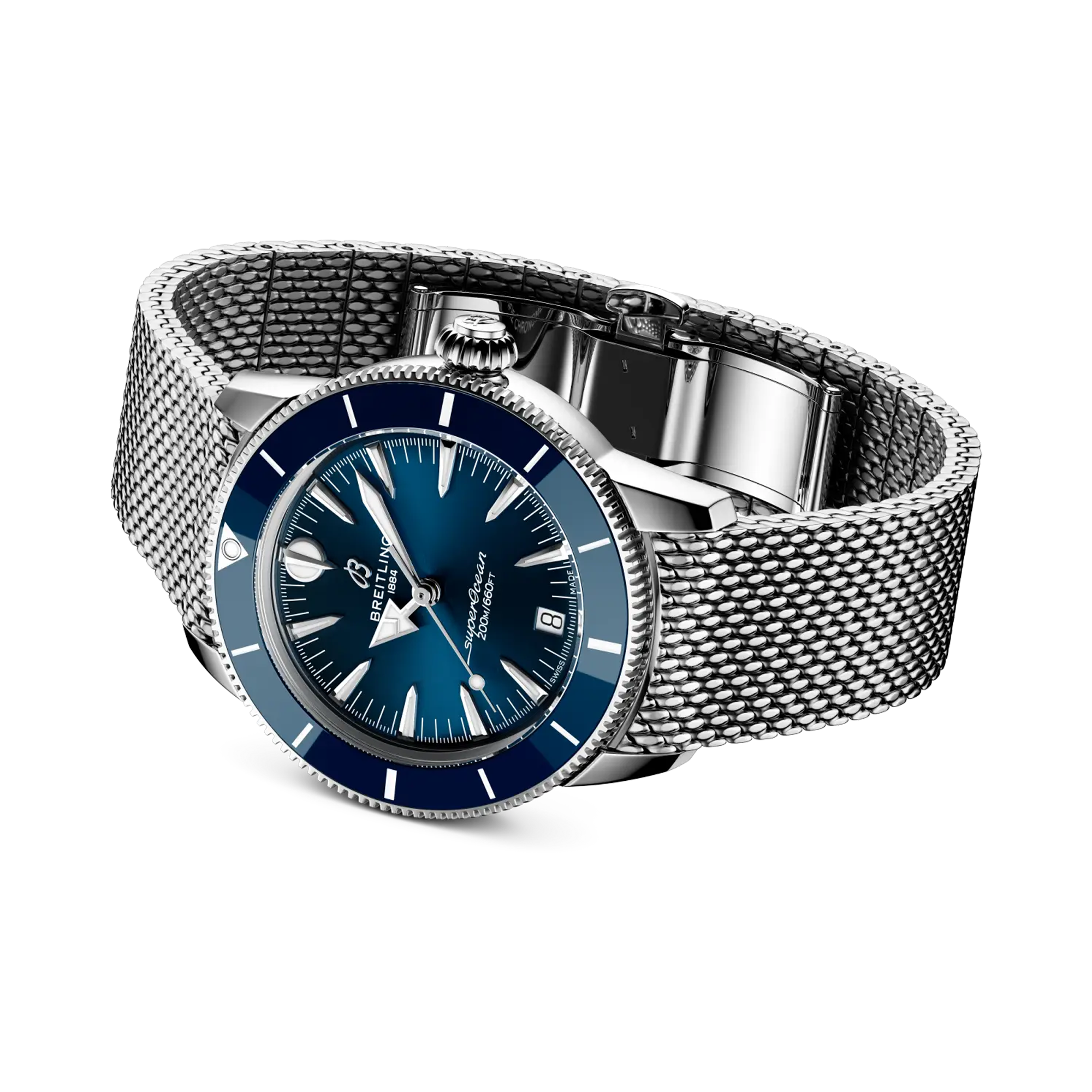 Breitling Superocean Heritage B31 36mm,Blue Dial, Baton Numerals_3
