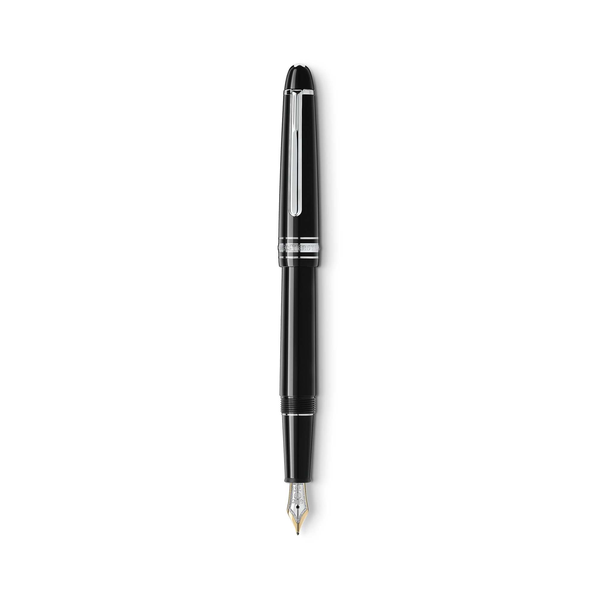 Montblanc Meisterstück Platinum-Coated Classique Fountain Pen (M) Size M, 132468_1