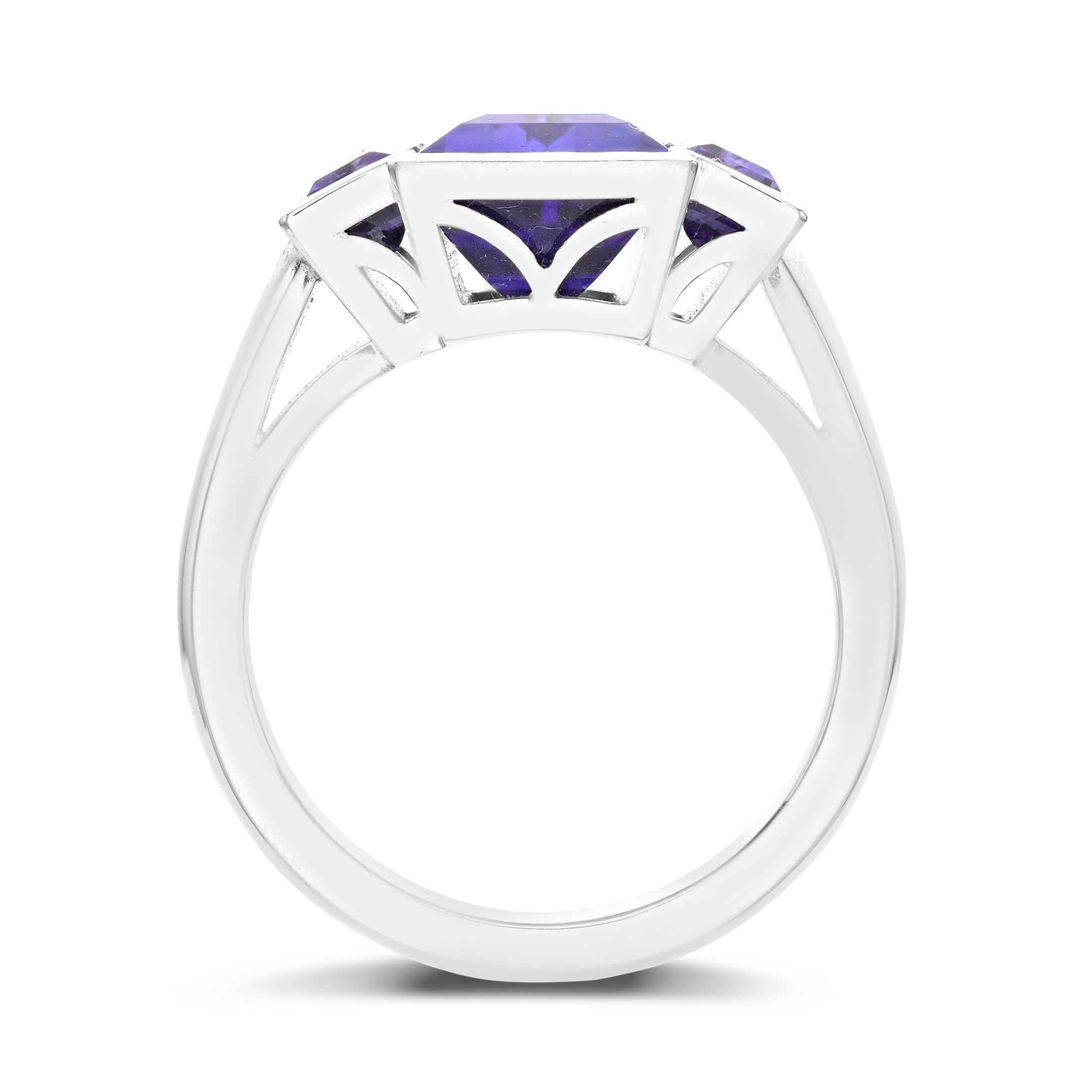 Kingdom Tanzanite Ring Baguette Cut, Rubover_3