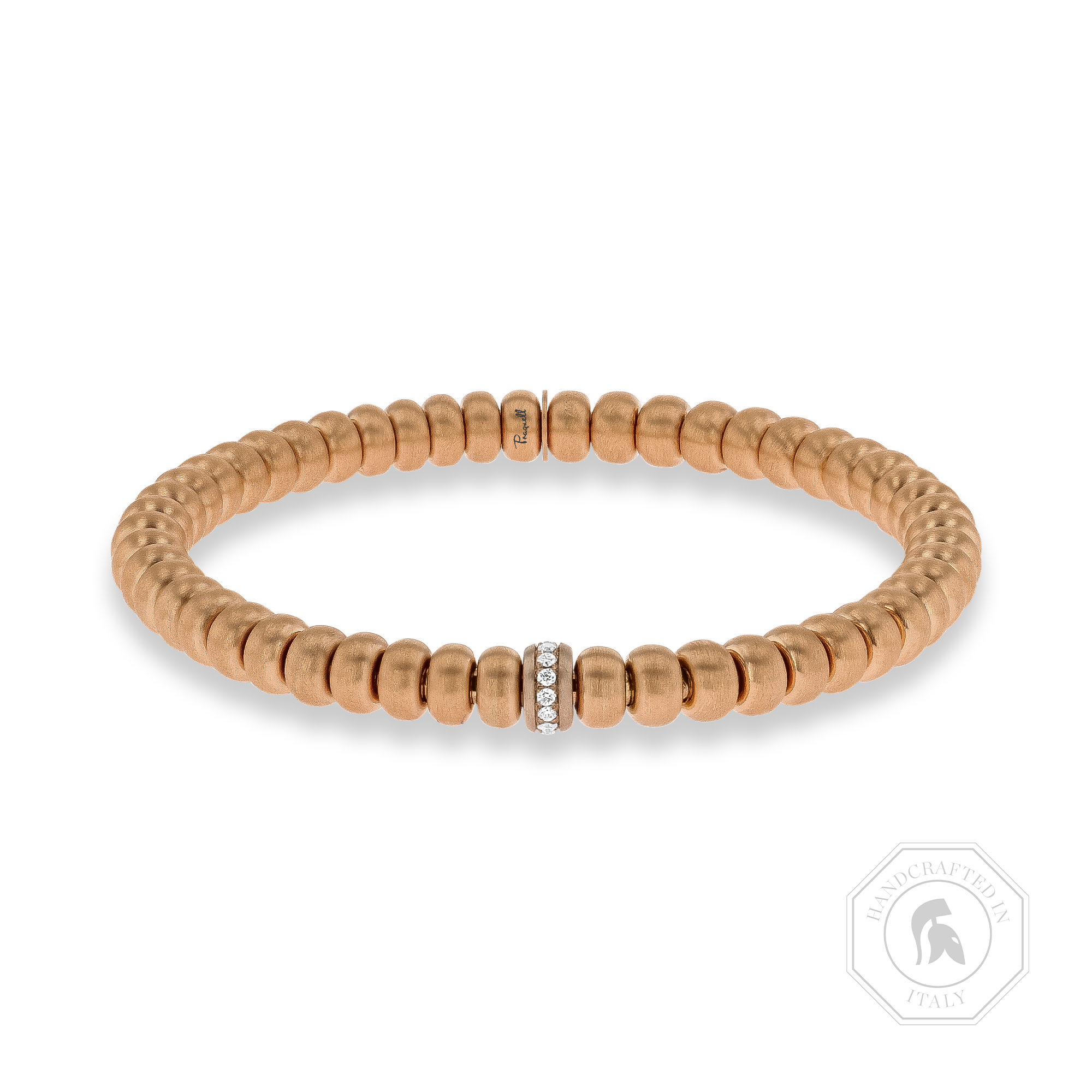 Bohemia 0.14ct Large Brushed Expandable Diamond Bangle Brilliant Cut, Grain Set_1