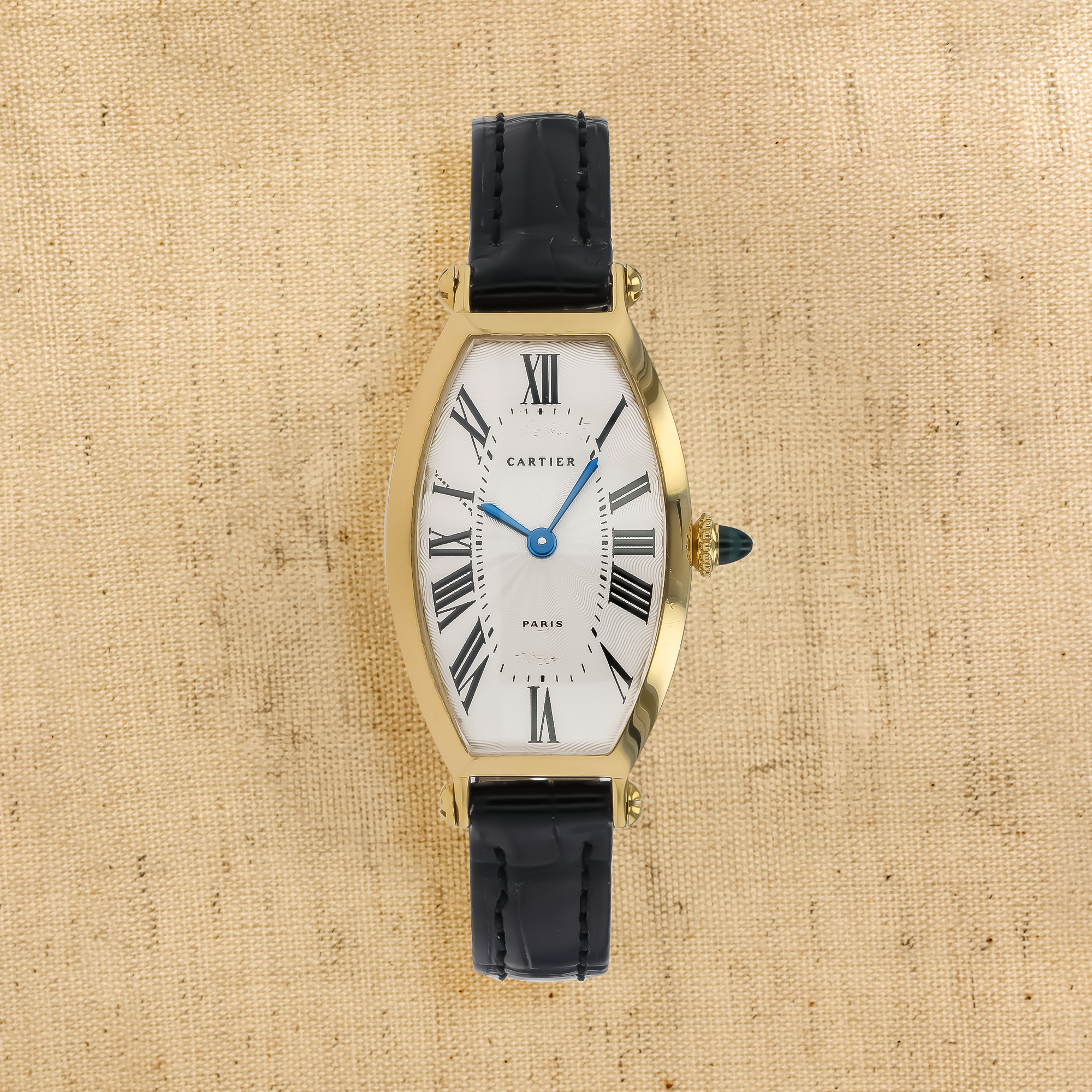 Cartier Tonneau 21mm, White Dial, Roman Numerals_1