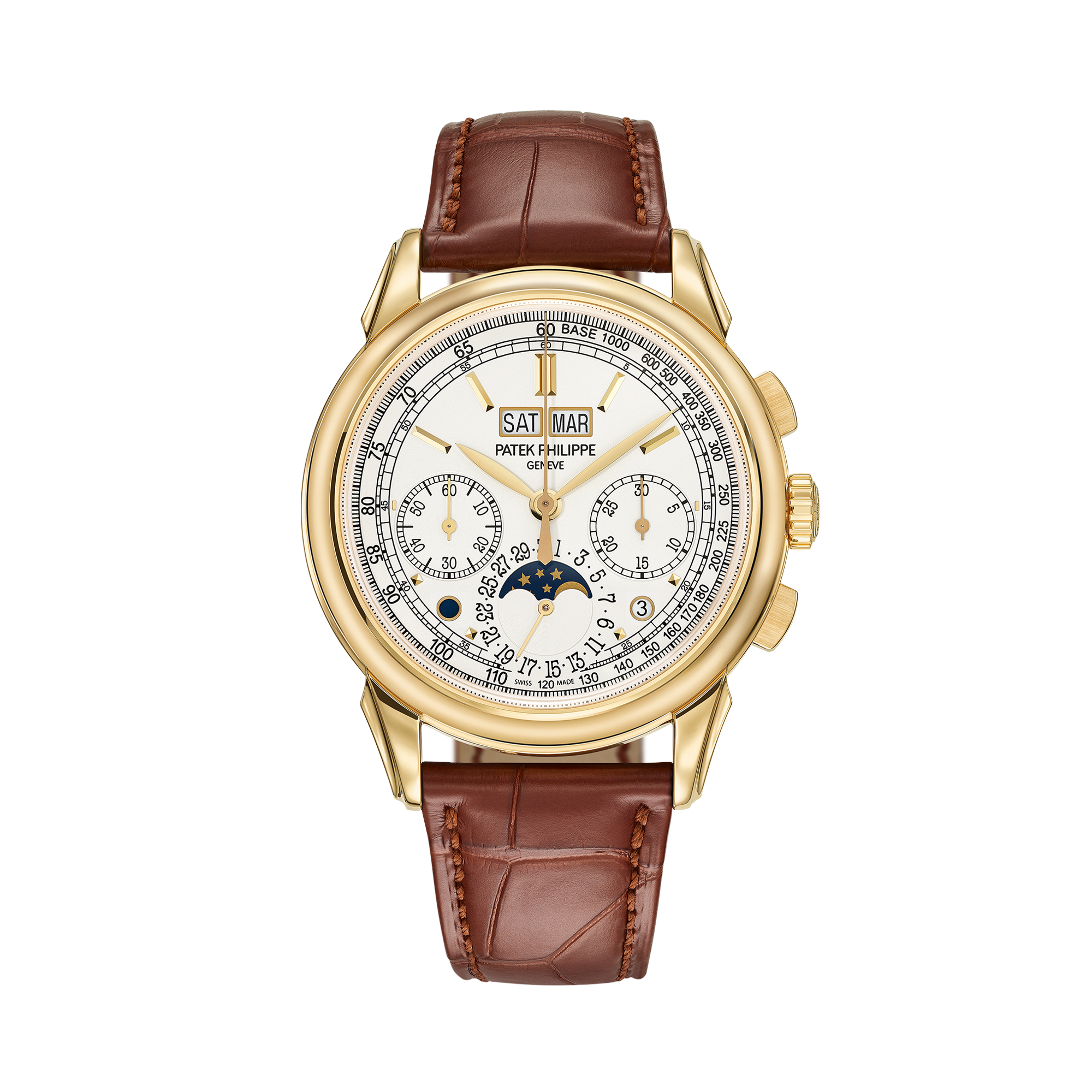 Patek Philippe Grand Complications 41mm, Silver Dial, Baton Numerals_1