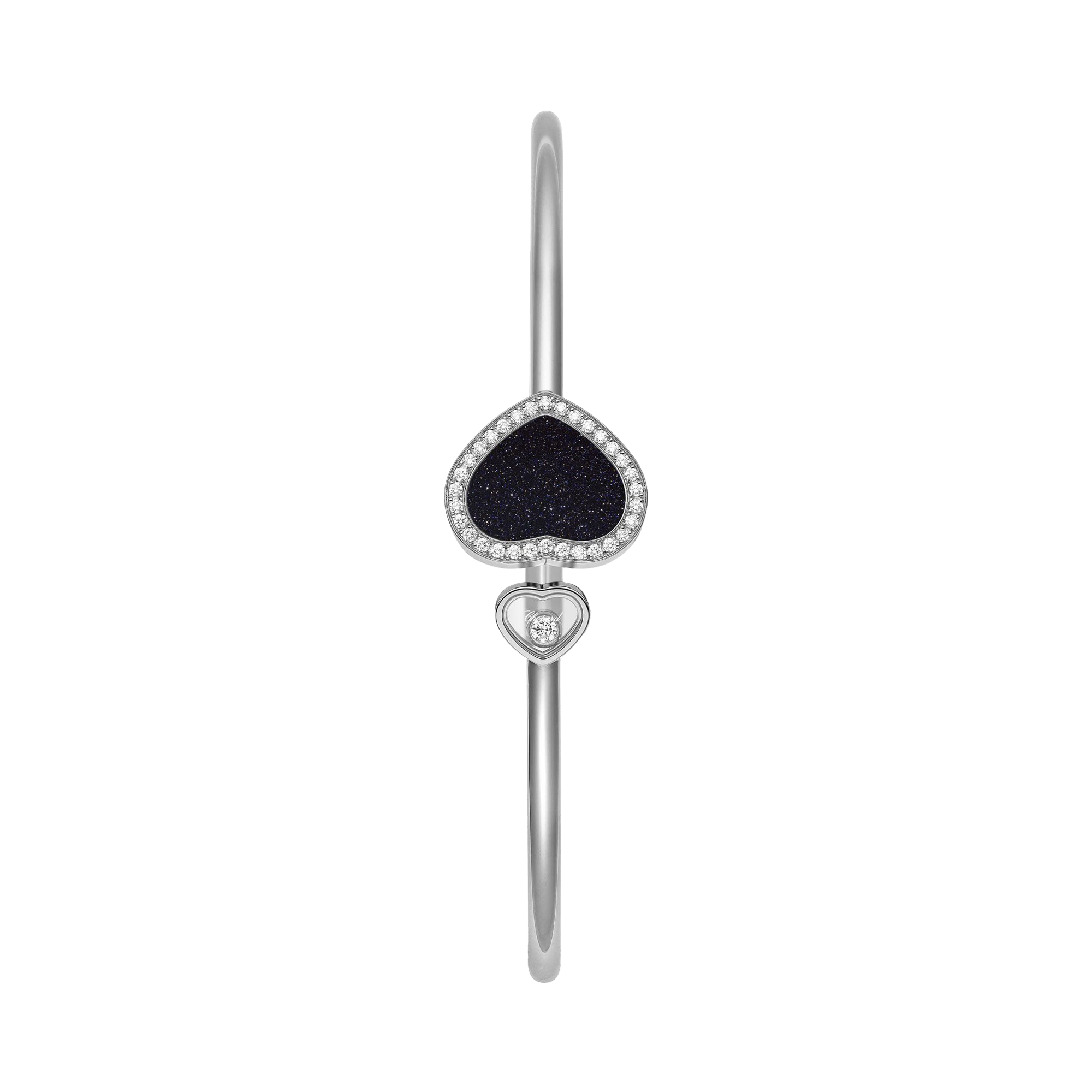 Chopard Happy Hearts Blue Aventurine and Diamond Bangle _2