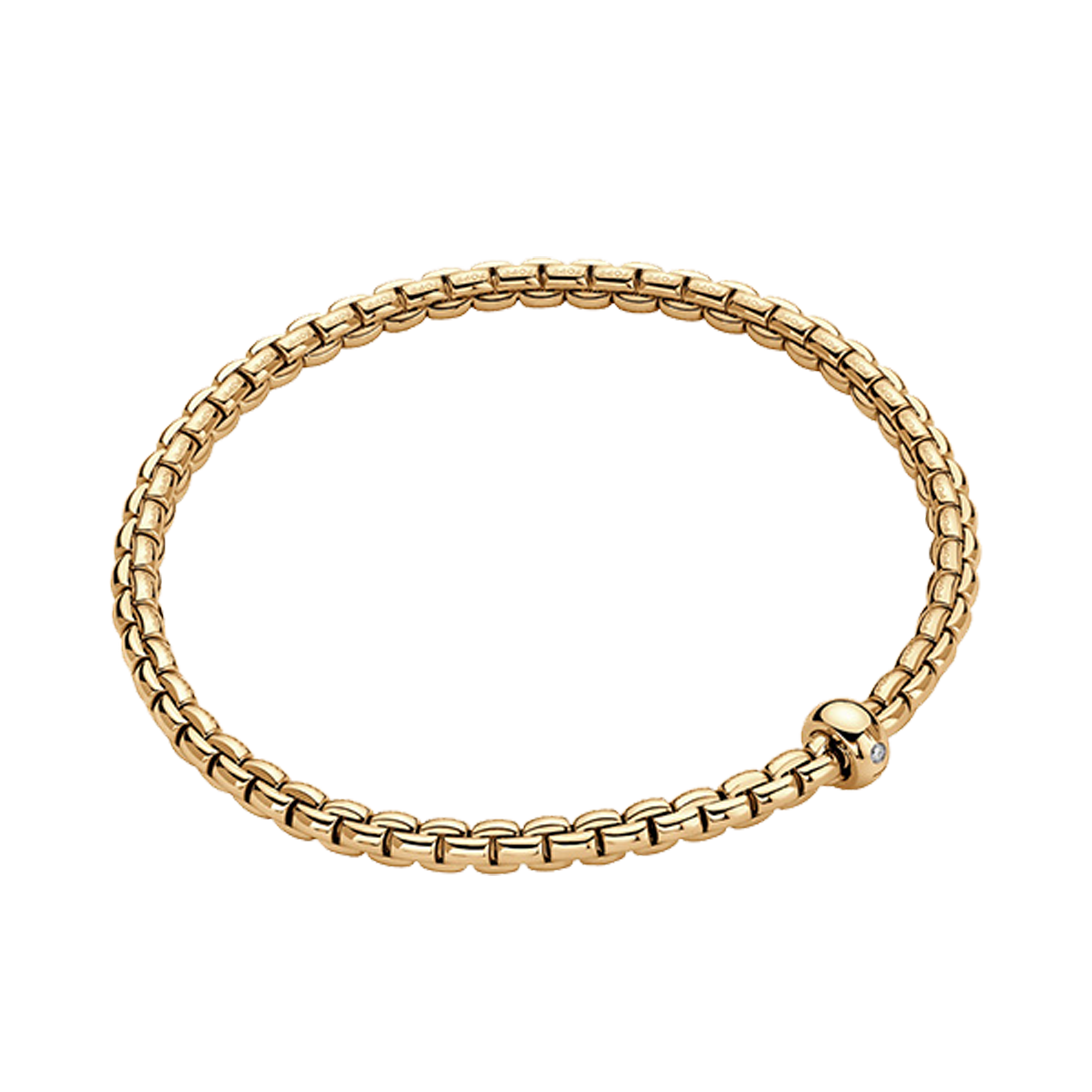FOPE Eka Flex'it Medium Diamond bracelet Brilliant Cut, Rubover Set_1