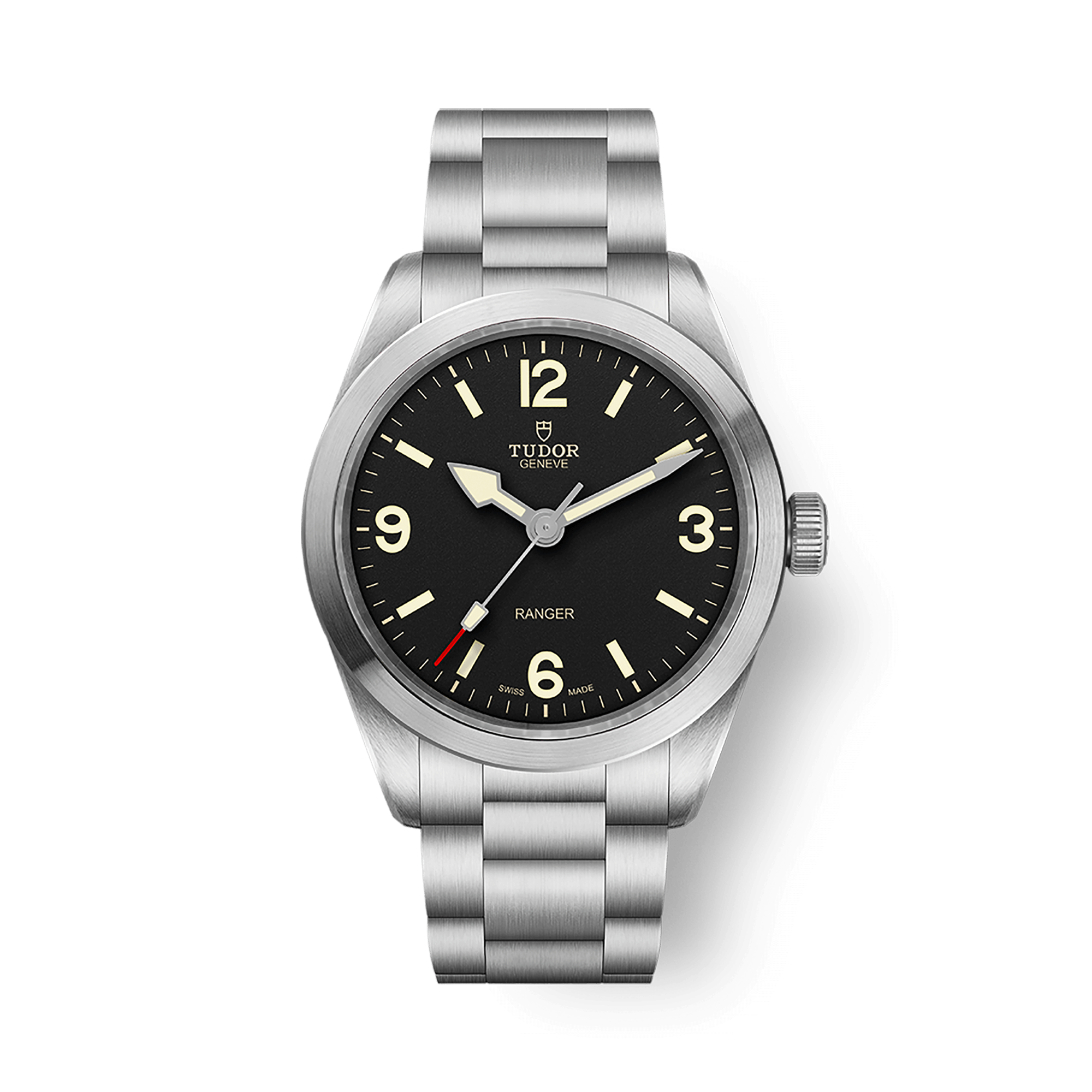 Tudor Ranger 39mm. Black Dial. Arabic and Baton Numerals_1