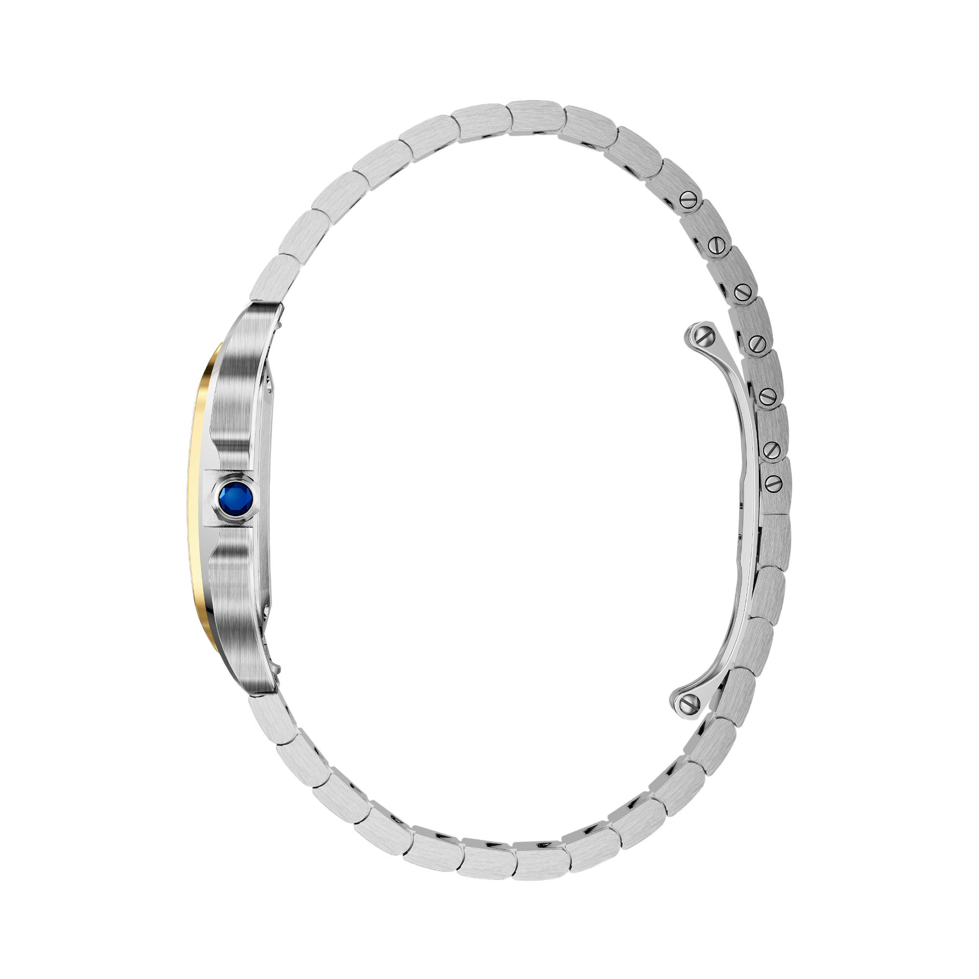 Cartier Santos de Cartier 34.5mm, Silver Dial, Roman Numerals_3