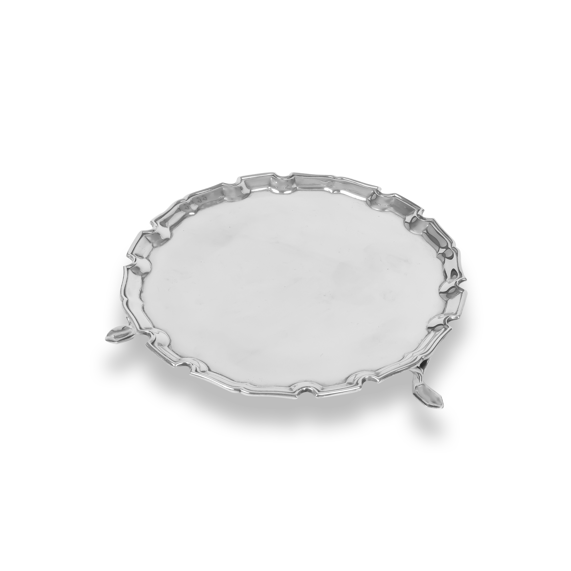 Silver Edward VII Salver Hallmarked London_2