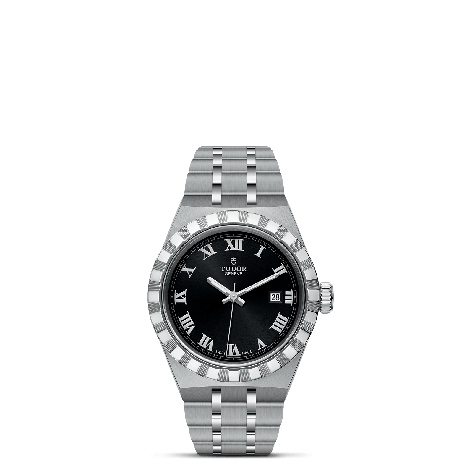 Tudor Royal 28mm. Black Dial. Roman Numerals_1