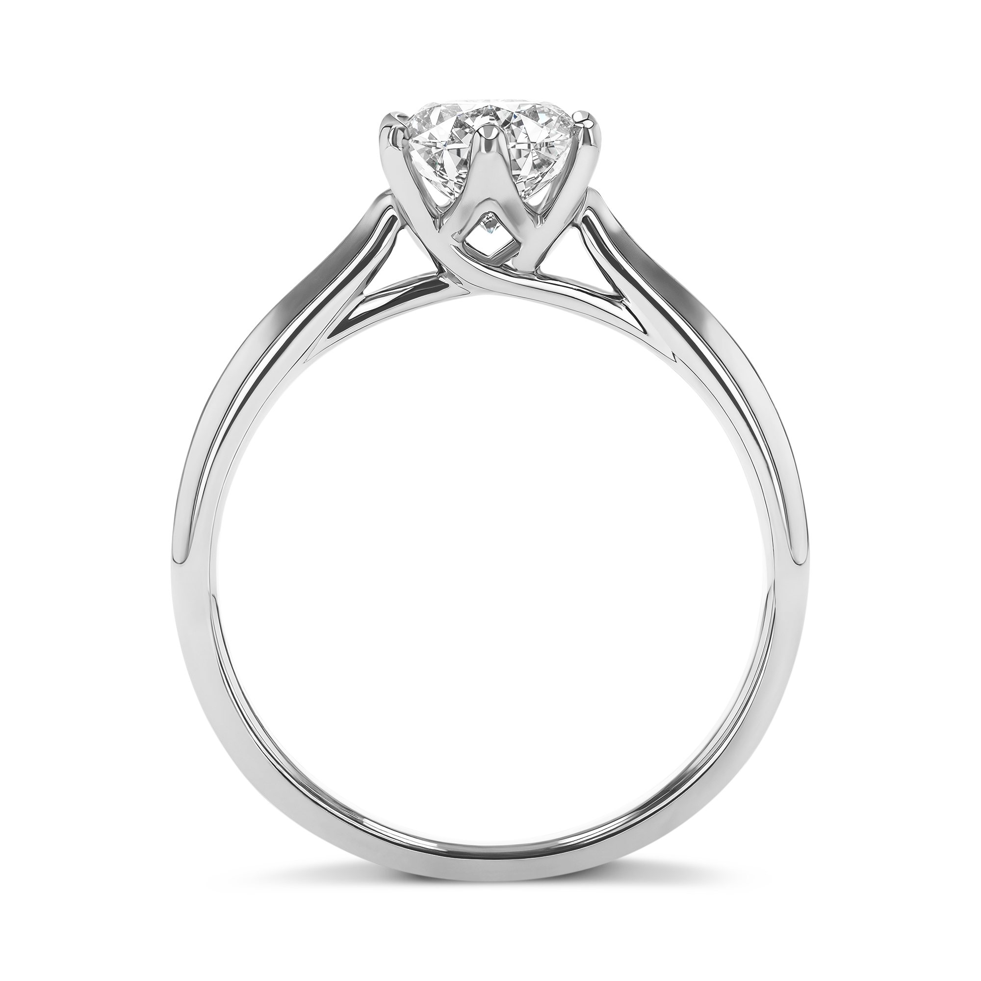 Classic Six-Claw 1.20ct Diamond Solitaire Ring Brilliant cut, Claw set_3