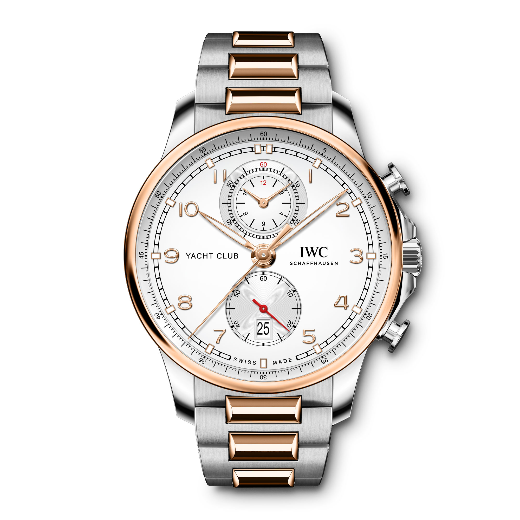 IWC Portugieser Yacht Club Chronograph 44.6mm, Silver Dial, Arabic Numerals_1