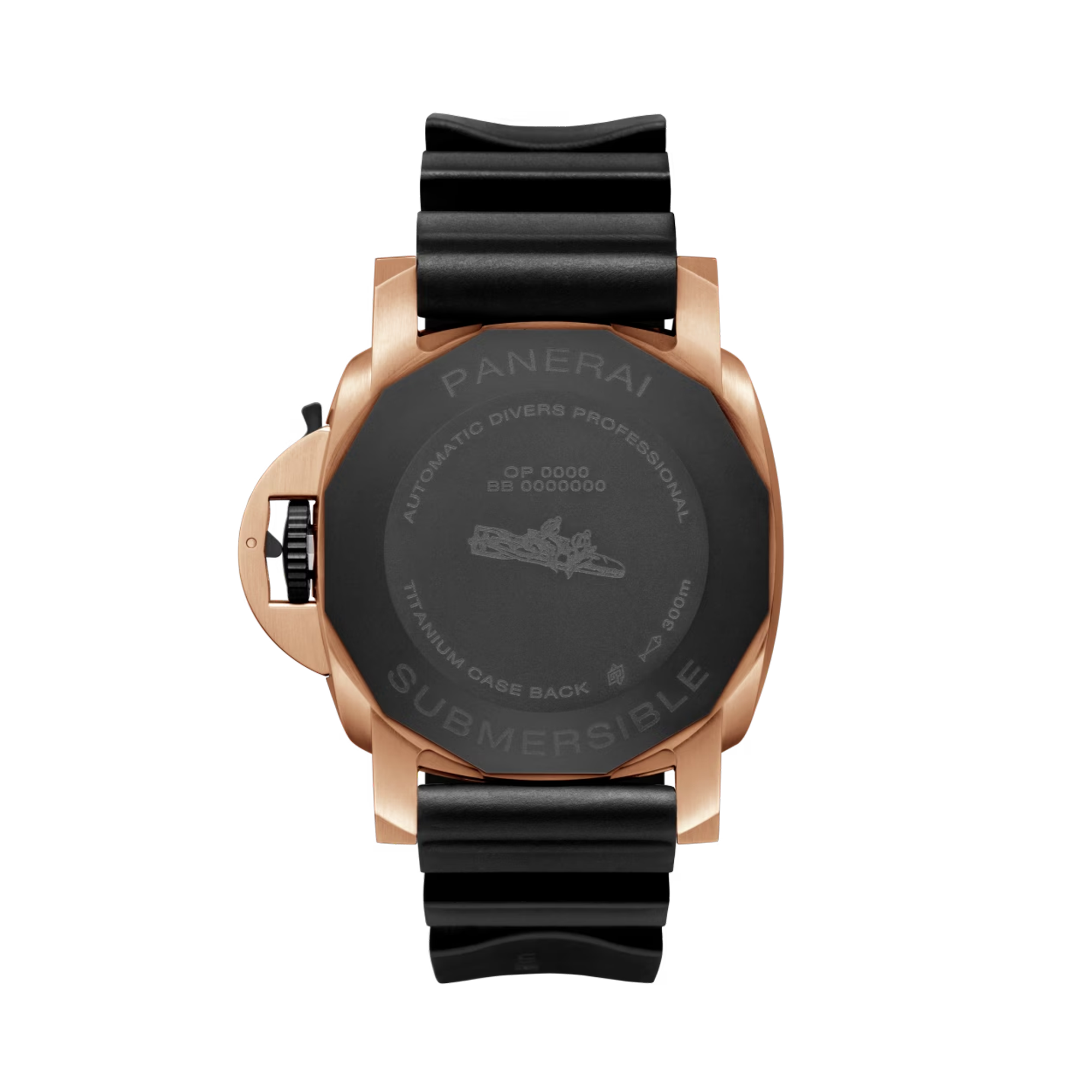 Panerai Submersible - 44mm Black Dial, Baton Numerals_3