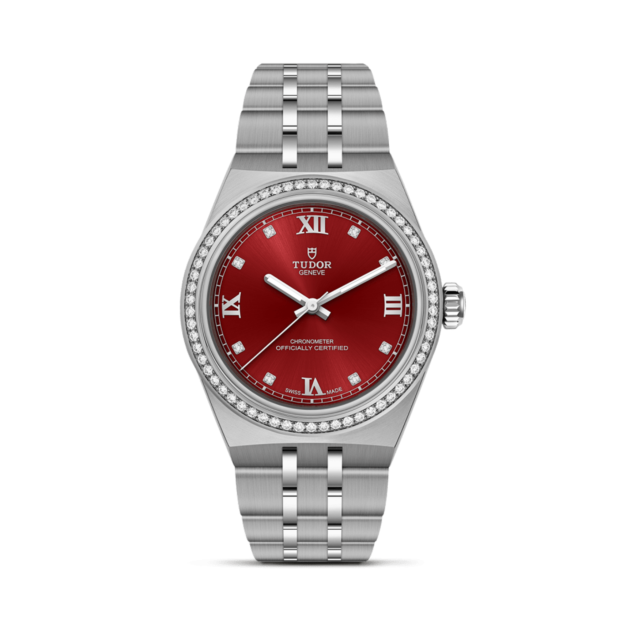 Tudor Royal 30mm, Burgundy Dial, Baton/Roman Numerals_1