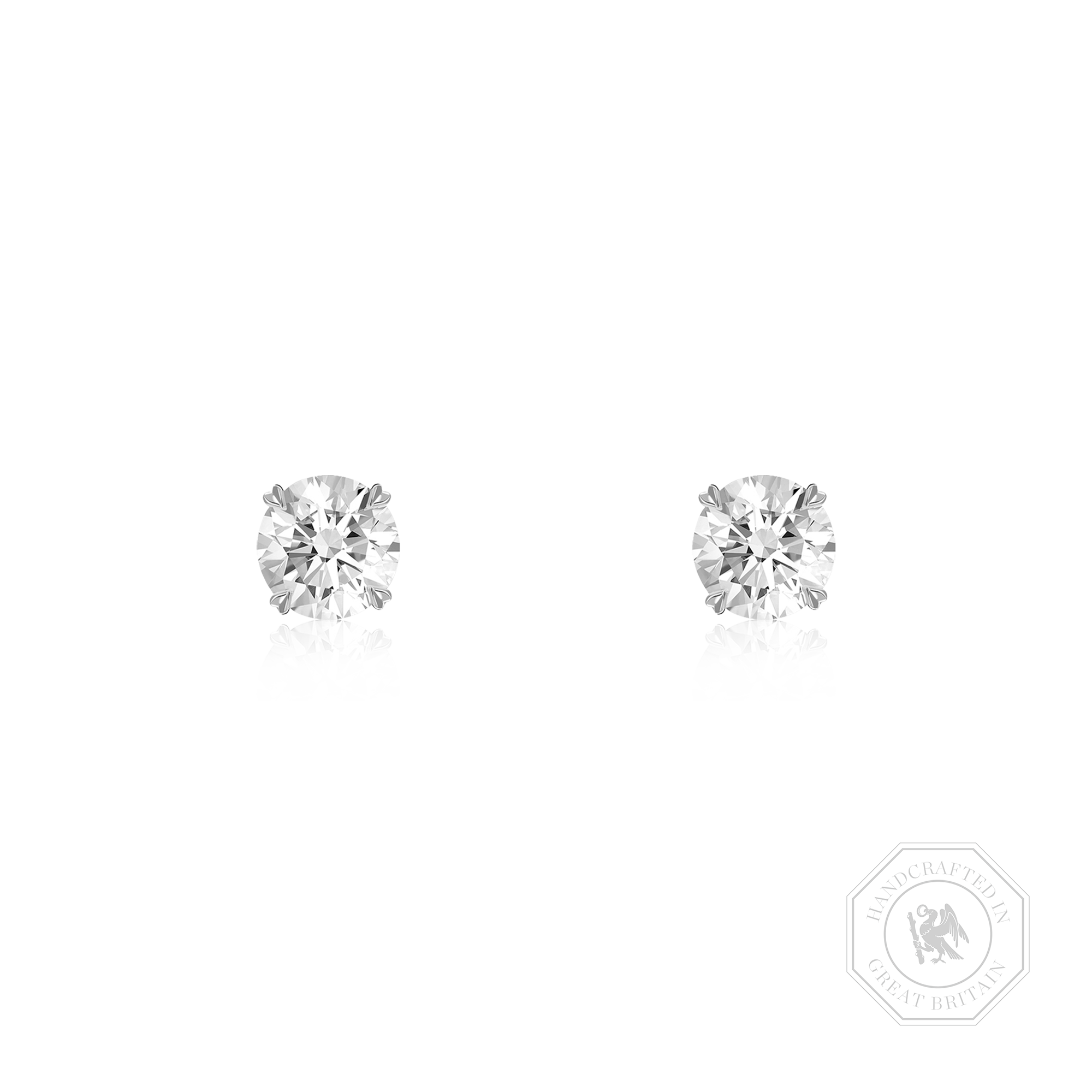 Windsor Diamond Stud Earrings Brilliant cut, Claw set_1