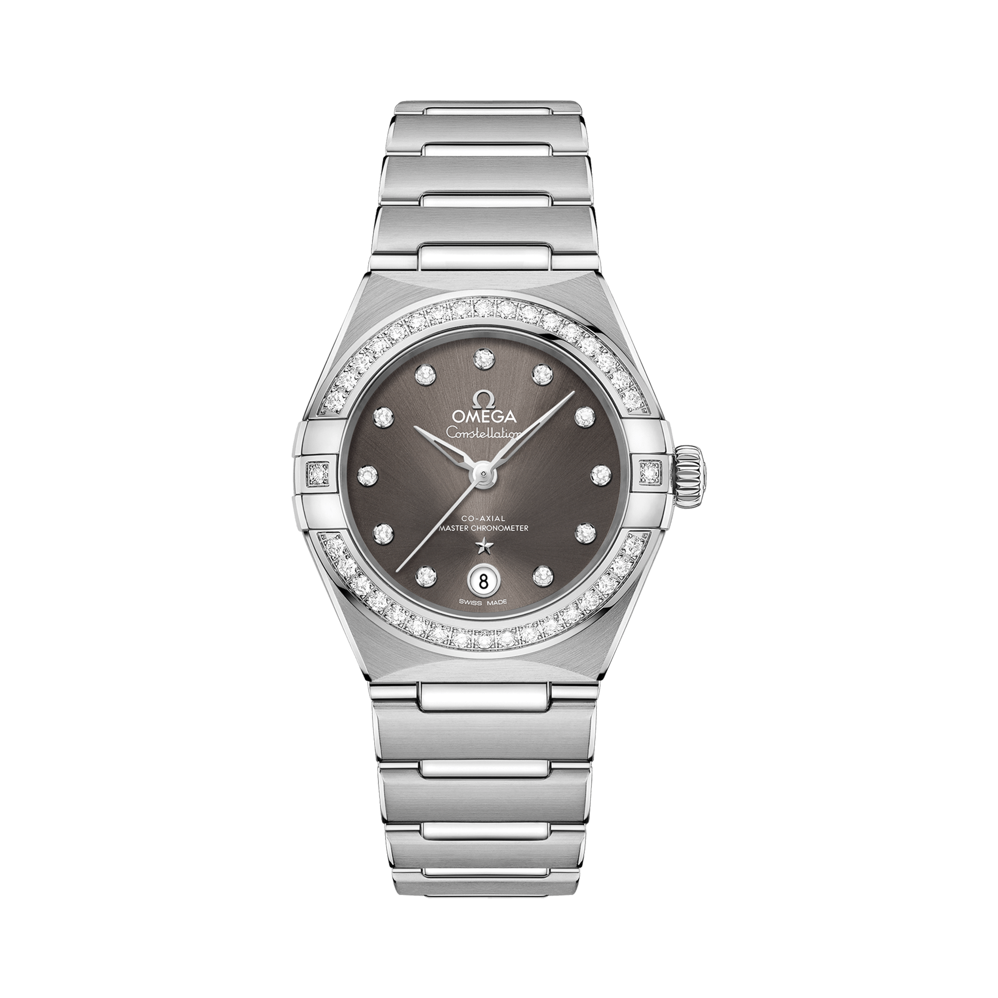 OMEGA Constellation 29mm, Grey Dial, Diamond Numerals_1