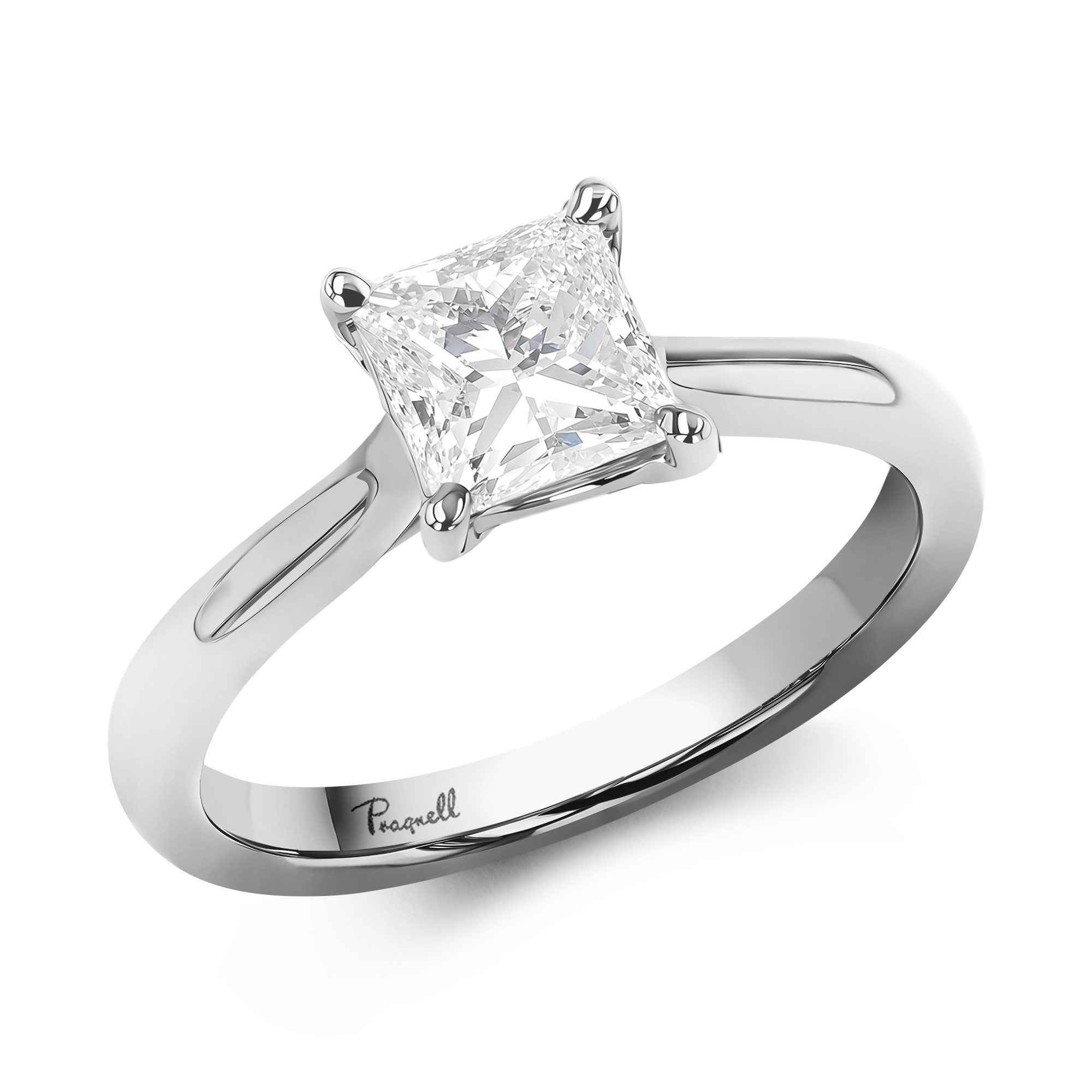 Gaia 1.12ct Princess Cut Diamond Ring Princess Cut, Claw Set_1