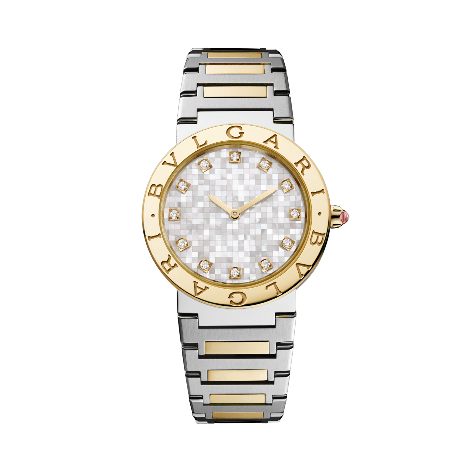 Bulgari Bulgari 33mm Mother of Pearl Diamond set Dial_1