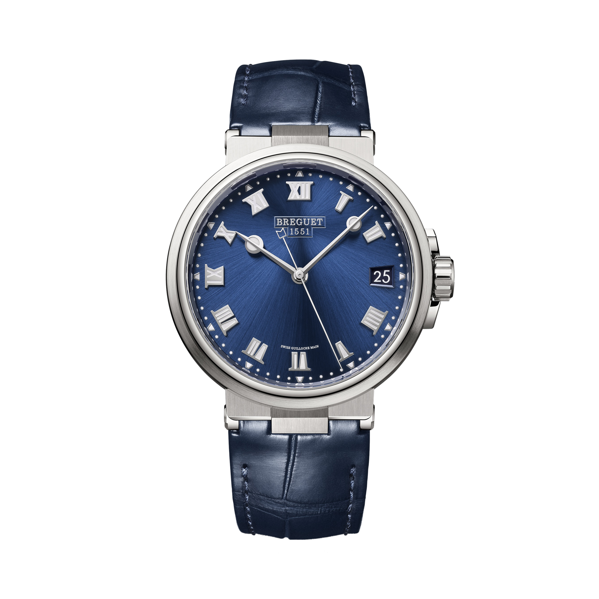 Breguet Marine 40mm, Blue Dial, Roman Numerals_1