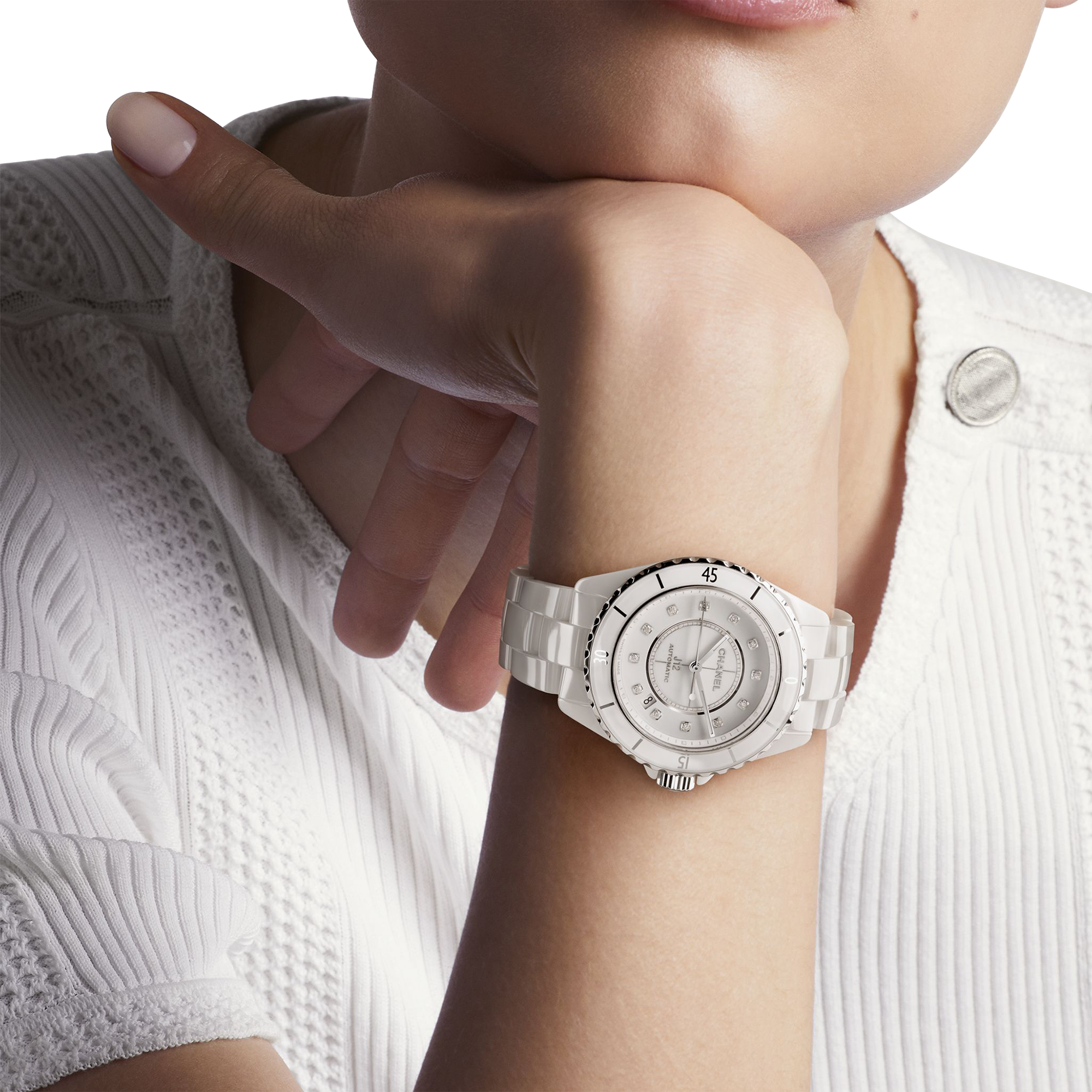 Chanel J12 H3241 Grey Dial Quartz Womens Watch  Signature Watches
