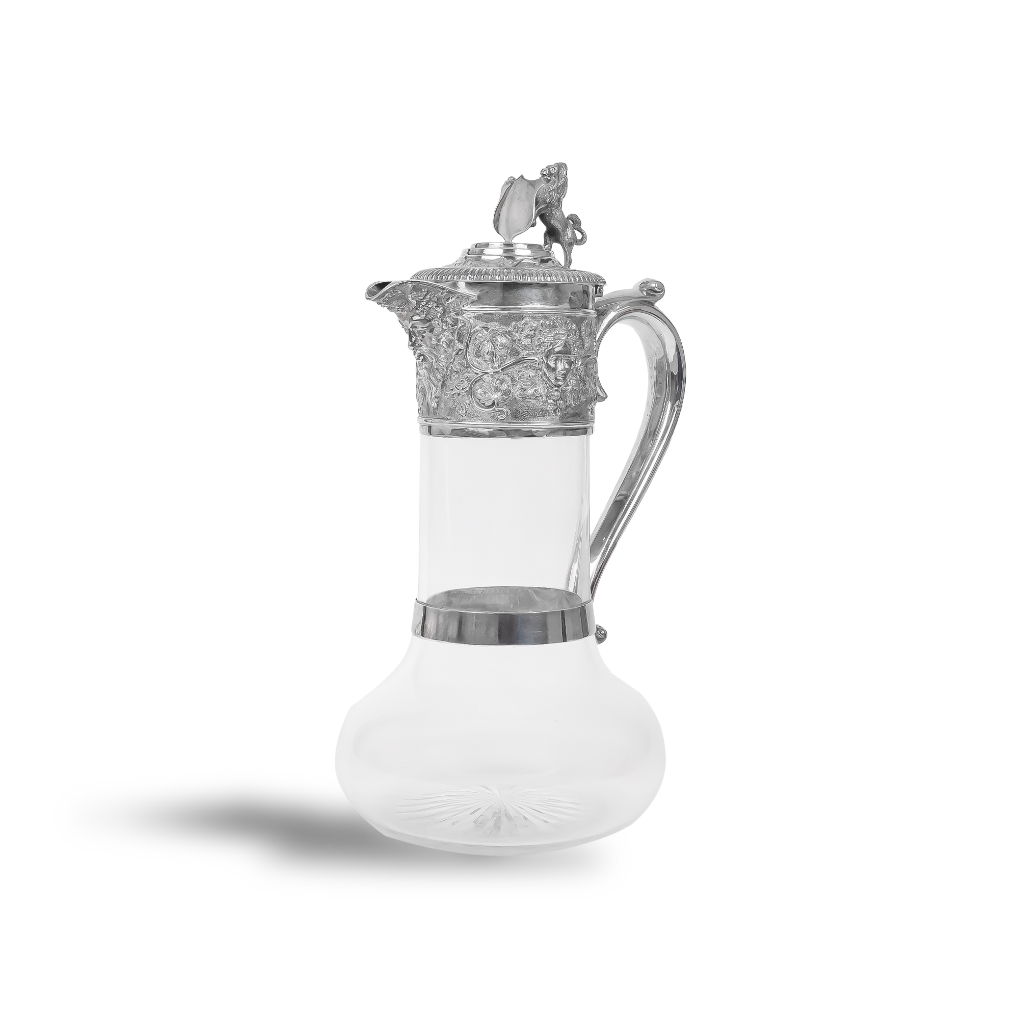Silver Victorian Claret Jug Hallmarked London_2