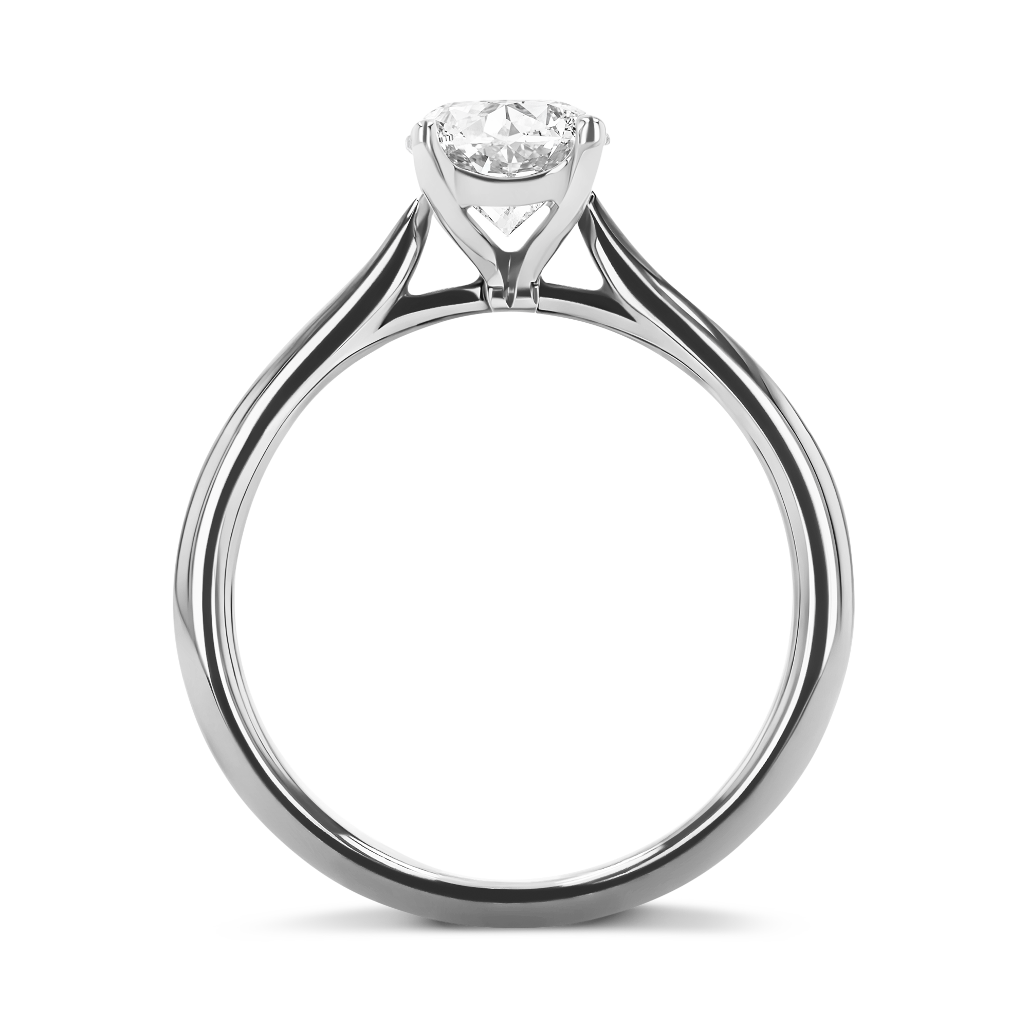 Gaia 1.50ct Oval Cut Diamond Ring Oval Cut, Claw Set_3