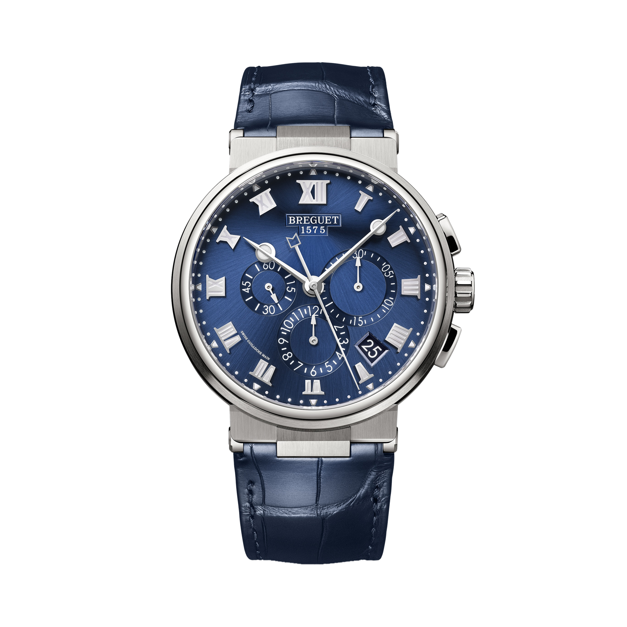 Breguet Marine Chronograph 42.3mm, Blue Dial, Roman Numerals_1