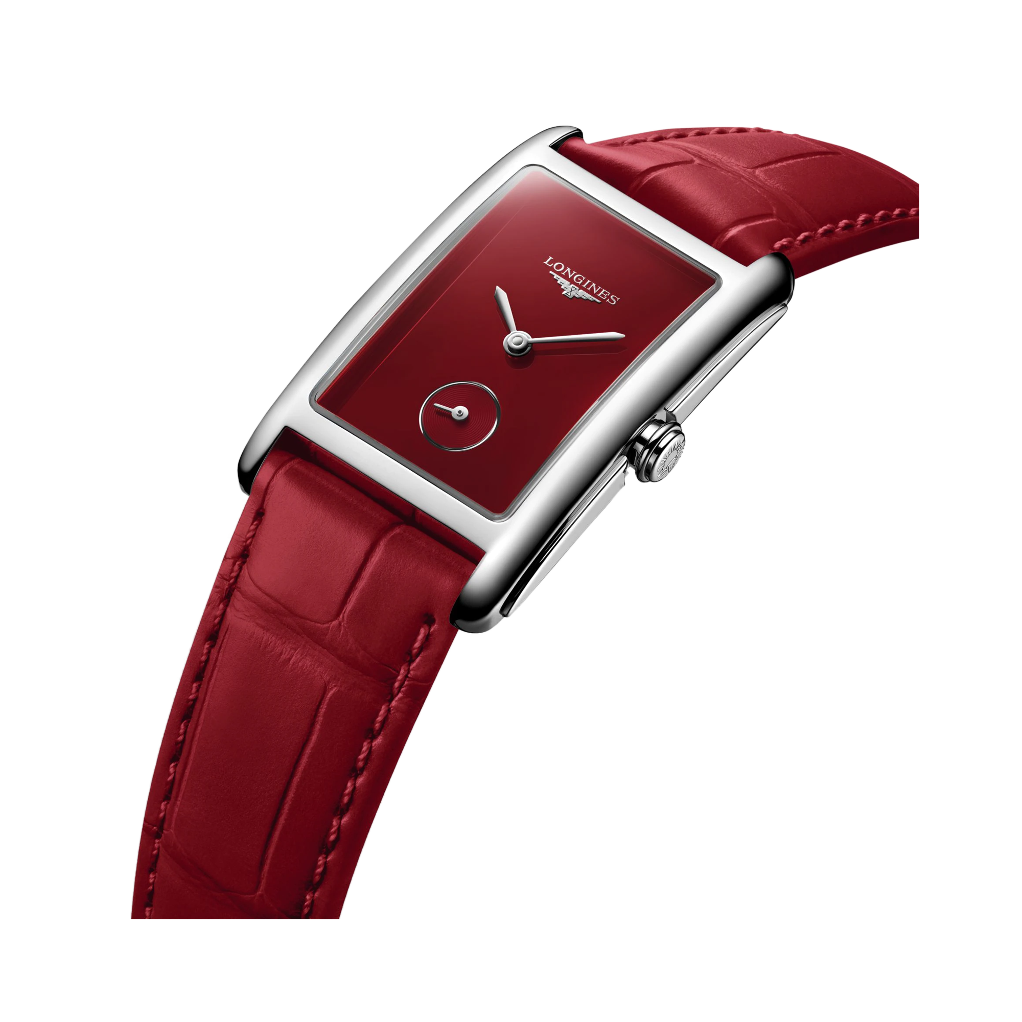 Longines DolceVita 23.3mm, Red Dial, N/A Numerals_4
