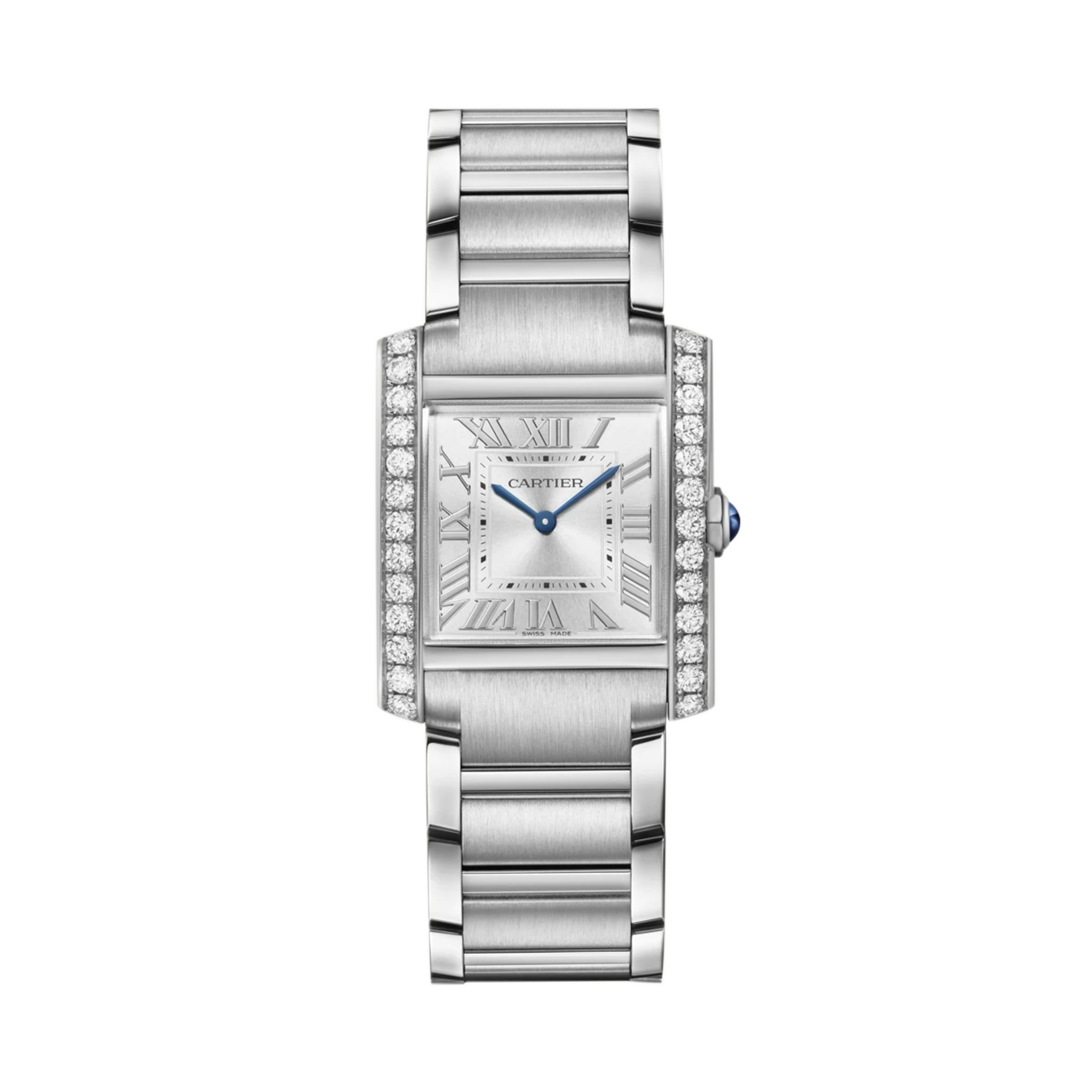 Cartier Tank Française 21.2mm, Silver Dial, Roman Numerals_1