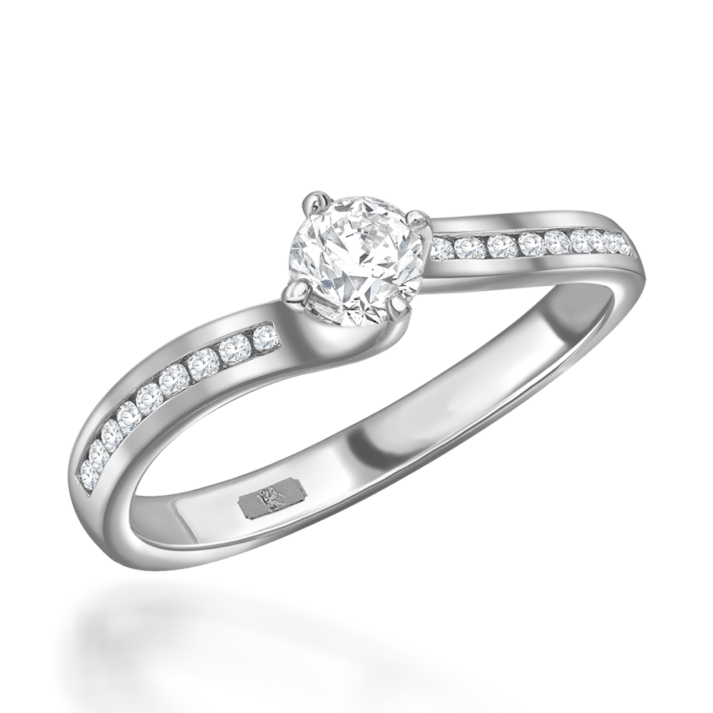 Union 0.32ct Diamond Solitaire Ring Brilliant cut, Claw set_1