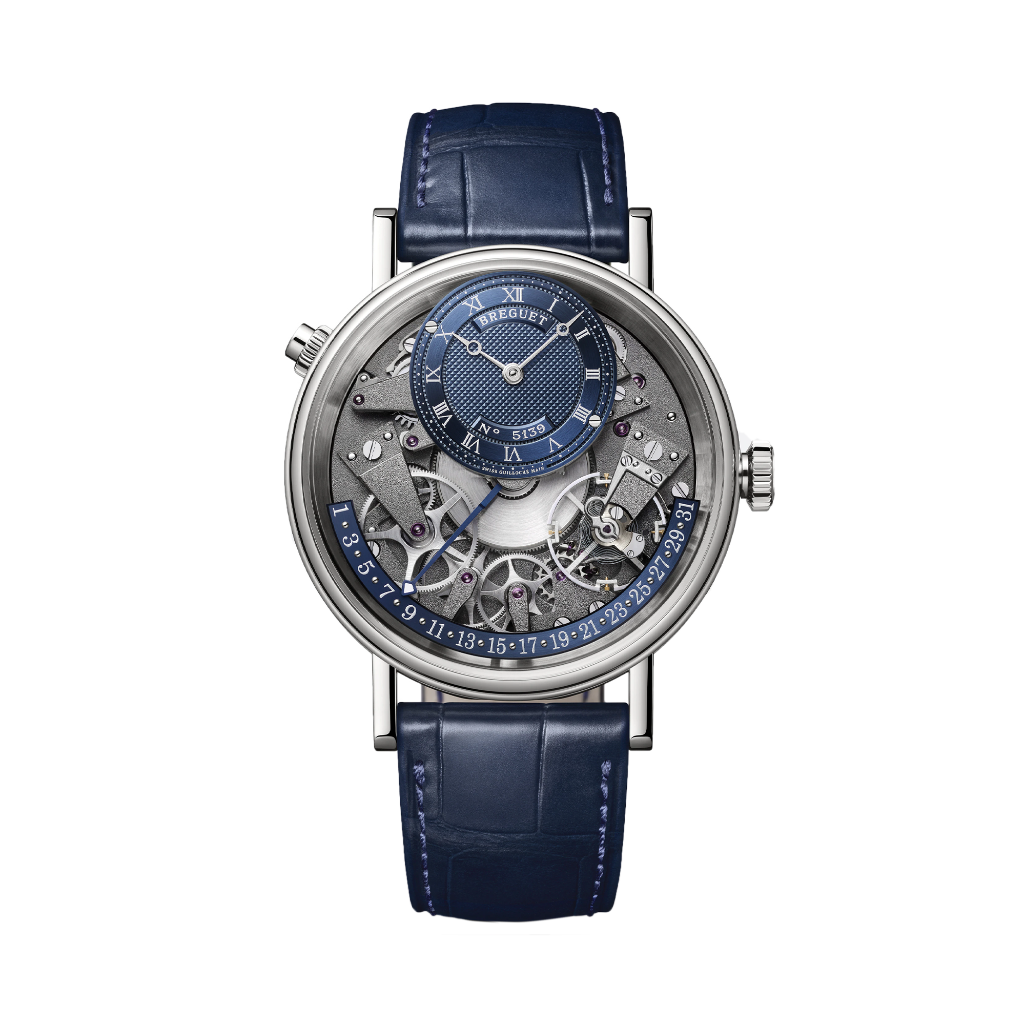 Breguet Tradition 40mm, Blue & Silver Dial, Roman Numerals_1