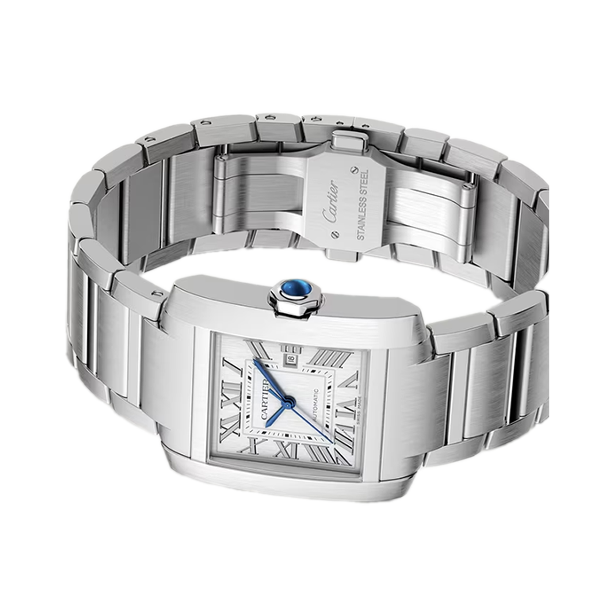 Cartier Tank Française 30.5mm, Silver Dial, Roman Numerals_5