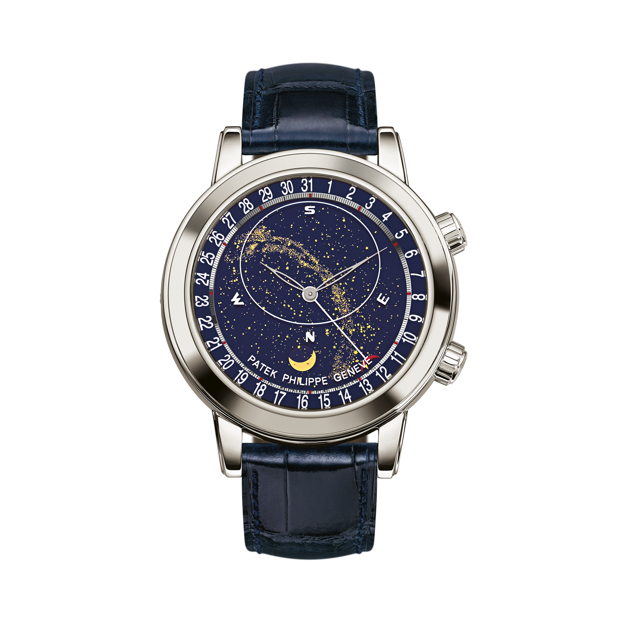 Patek Philippe Grand Complication 44mm, Blue Dial, Moonphase Dial_1