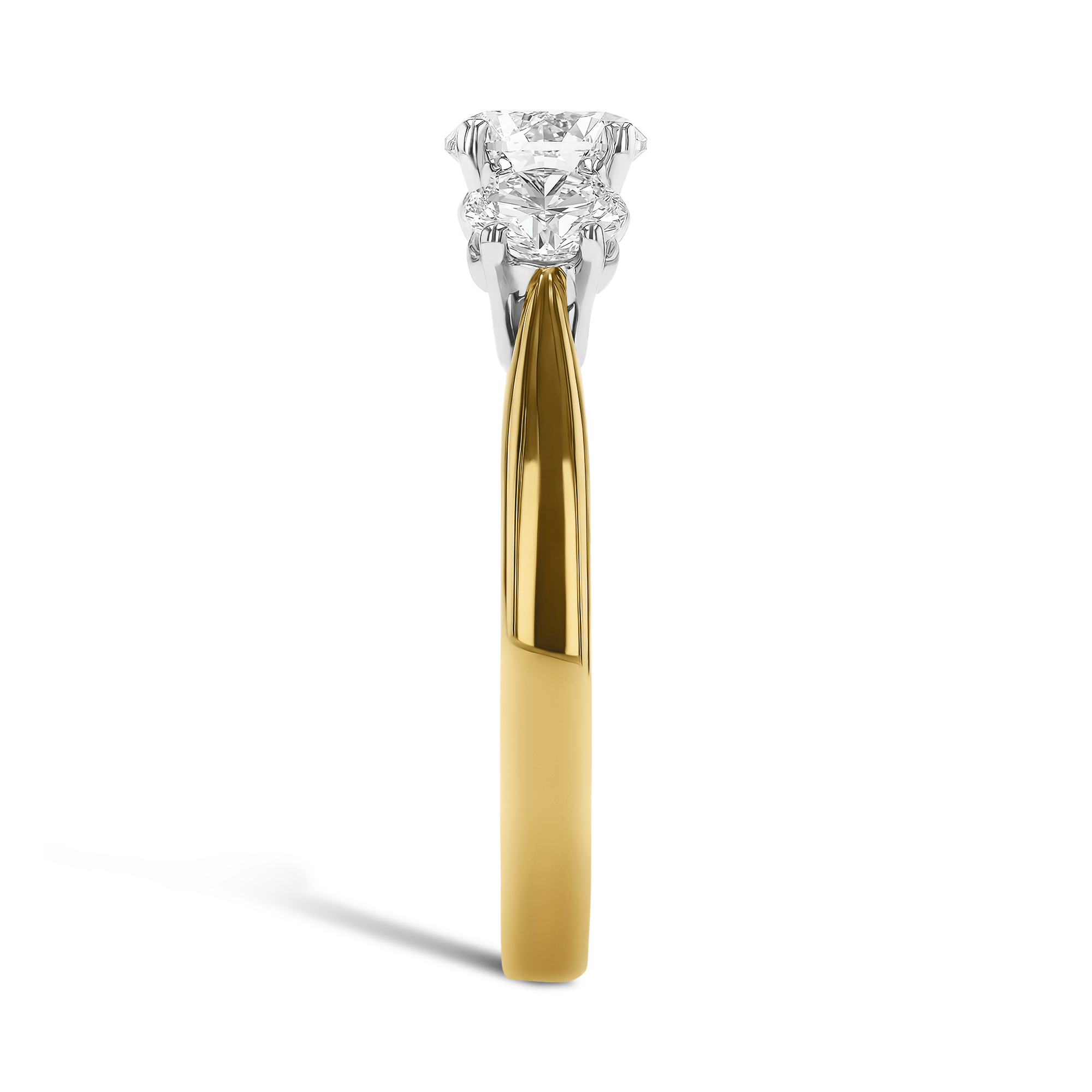 Classic 0.62ct Diamond Three Stone Ring Brilliant cut, Claw set_4
