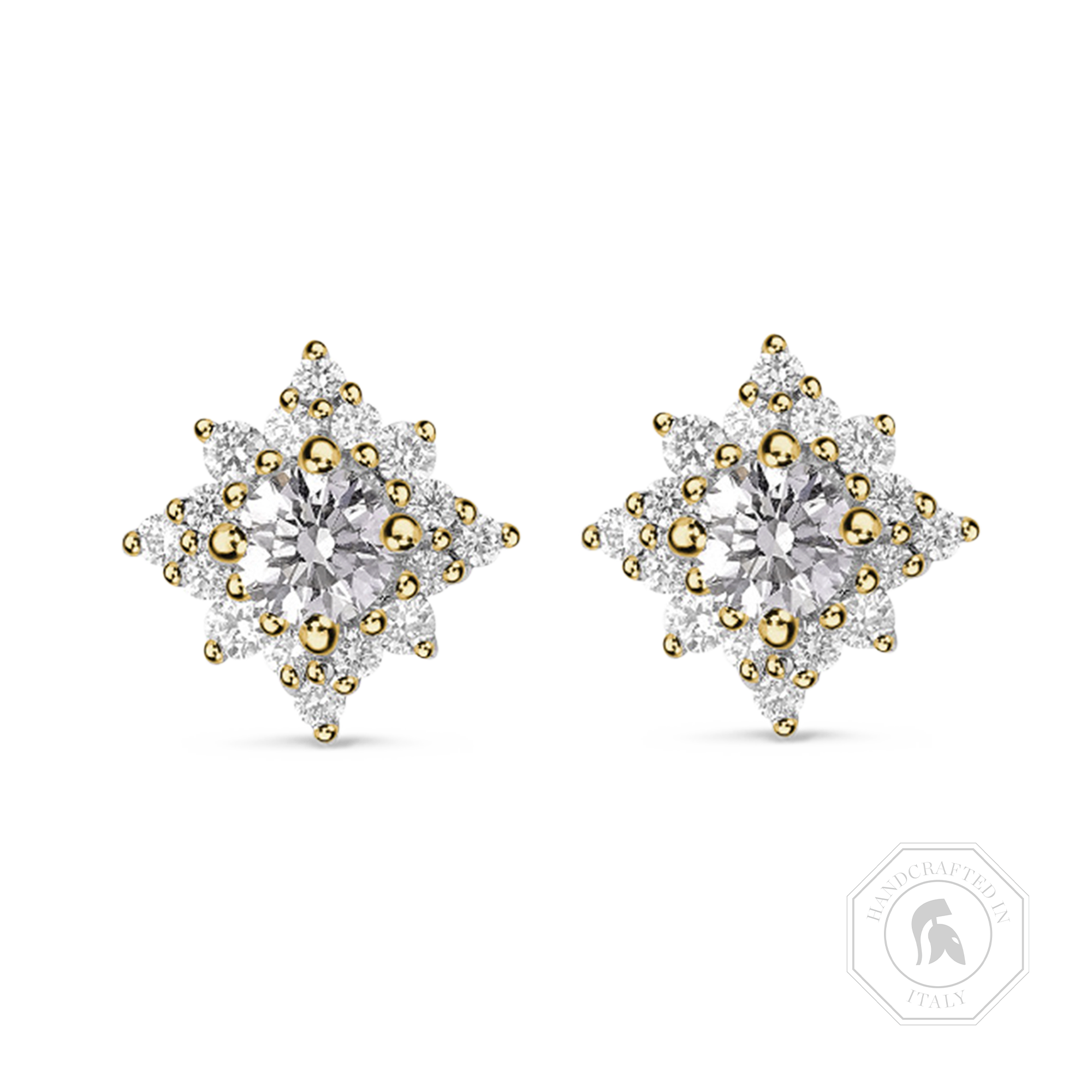 Star Struck Diamond Stud Earrings Brilliant cut, Claw set_1