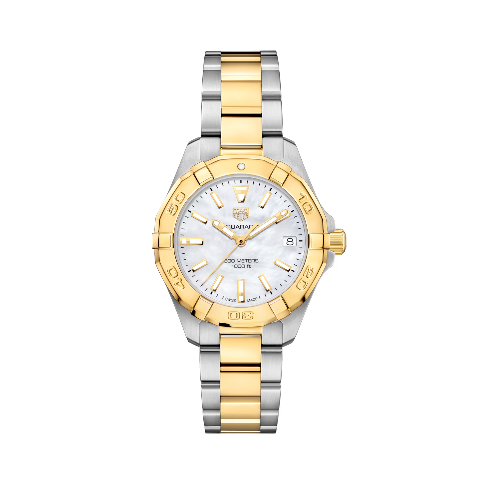 Tag Heuer Aquaracer 32mm, Mother of Pearl Dial, Baton Numerals_1