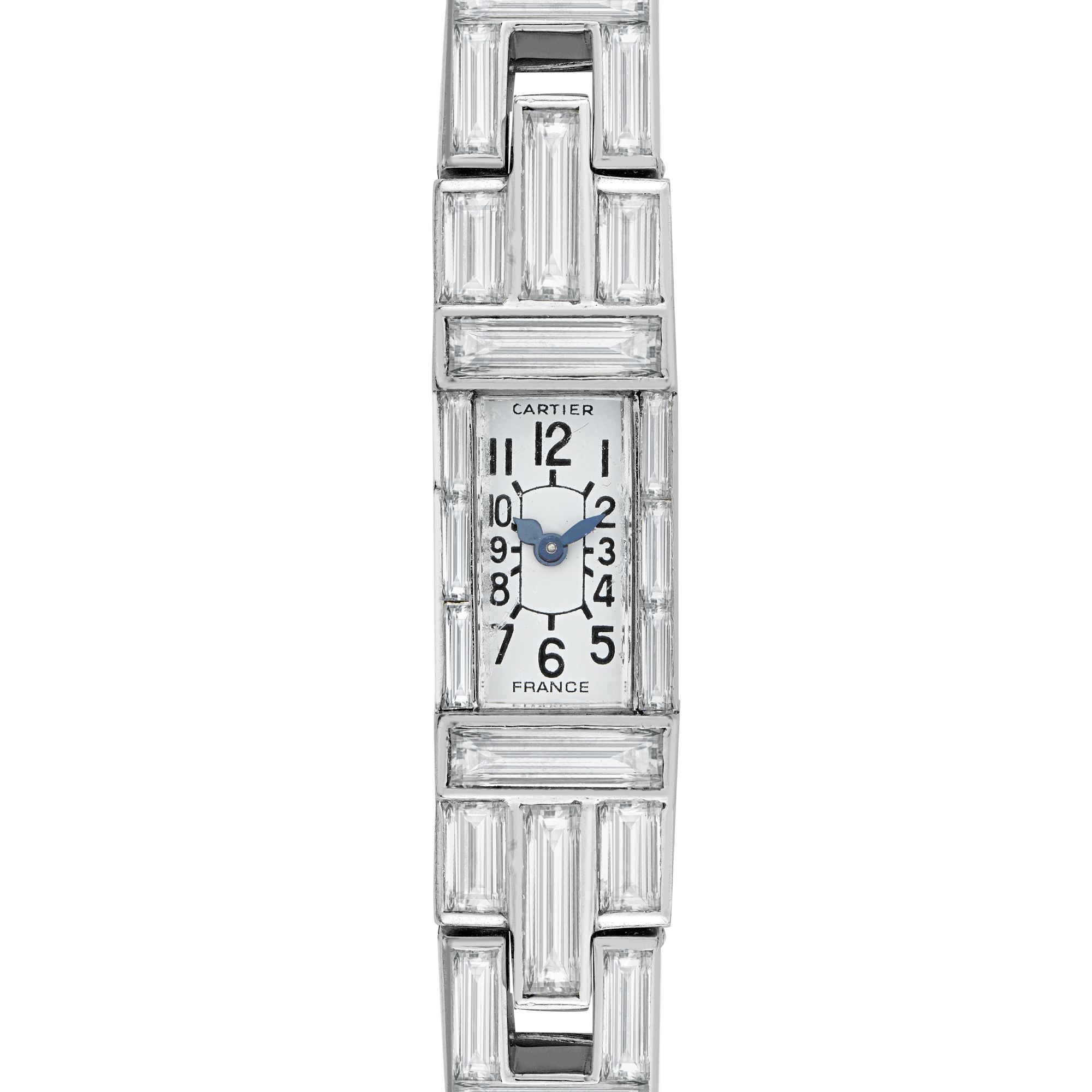 Cartier Art Deco Cocktail Watch Baguette Cut, Rub Over Set_1