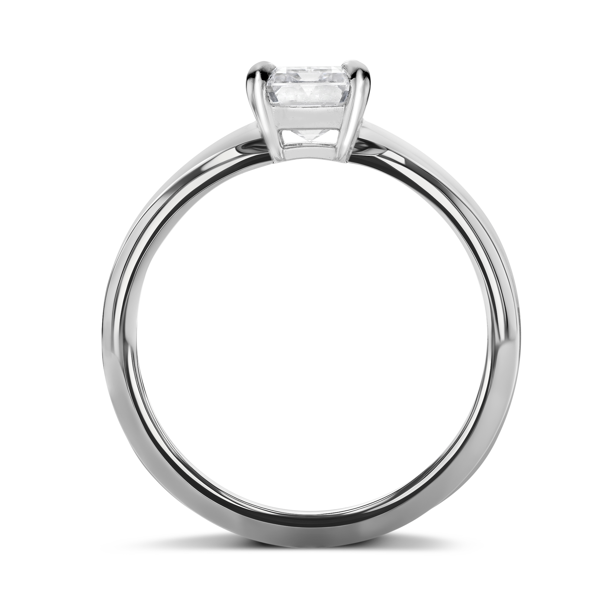 Gaia 1.01ct Diamond Ring Emerald Cut, Claw Set_3