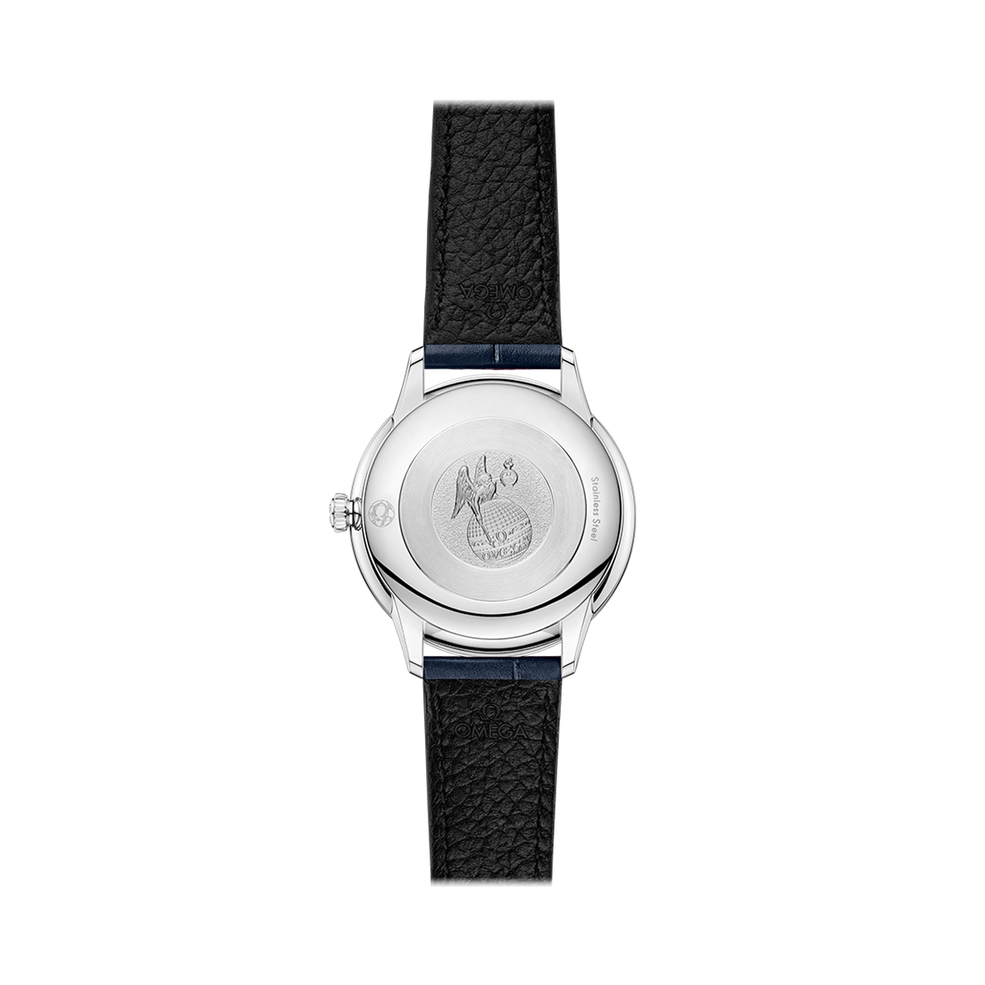 OMEGA De Ville Prestige O43413286053002 Watch - 27.5mm, Blue Dial 