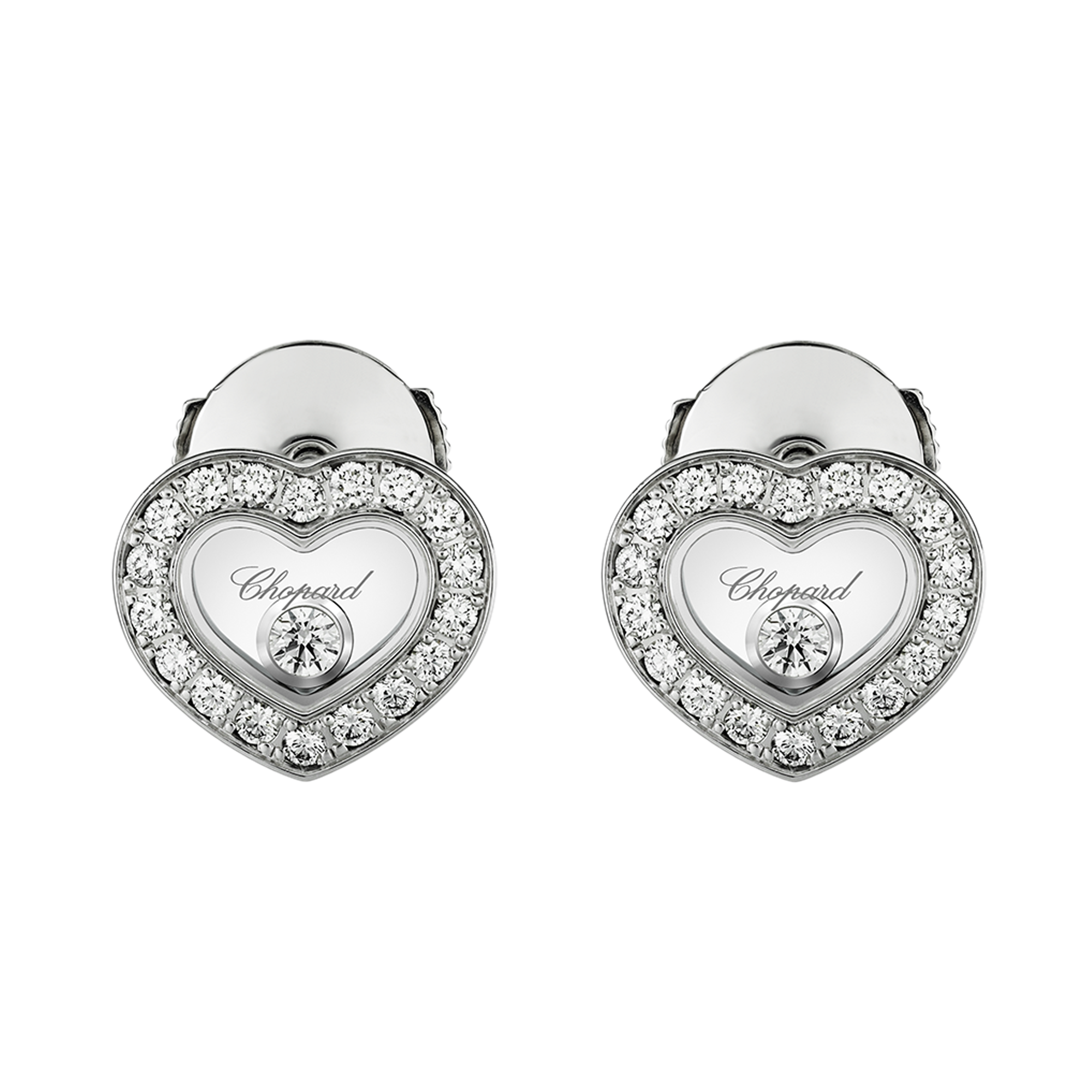 Chopard Happy Diamonds Studs Brilliant Cut, Rub Over Set_1