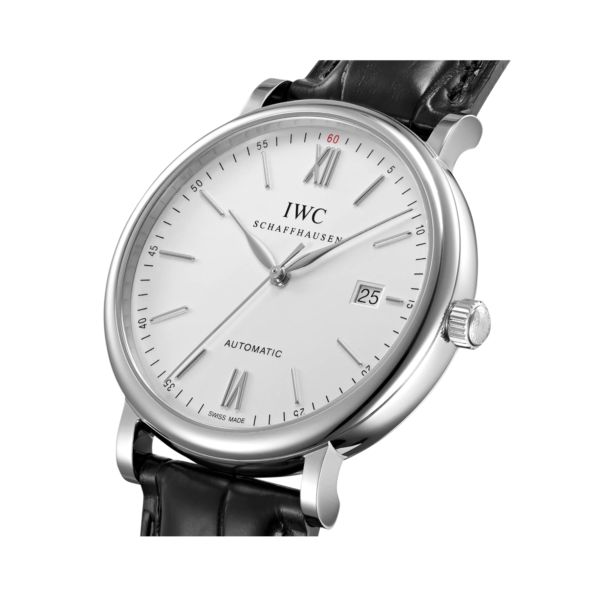 IWC Portofino Automatic 40mm, Silver Dial, Baton Numerals_3