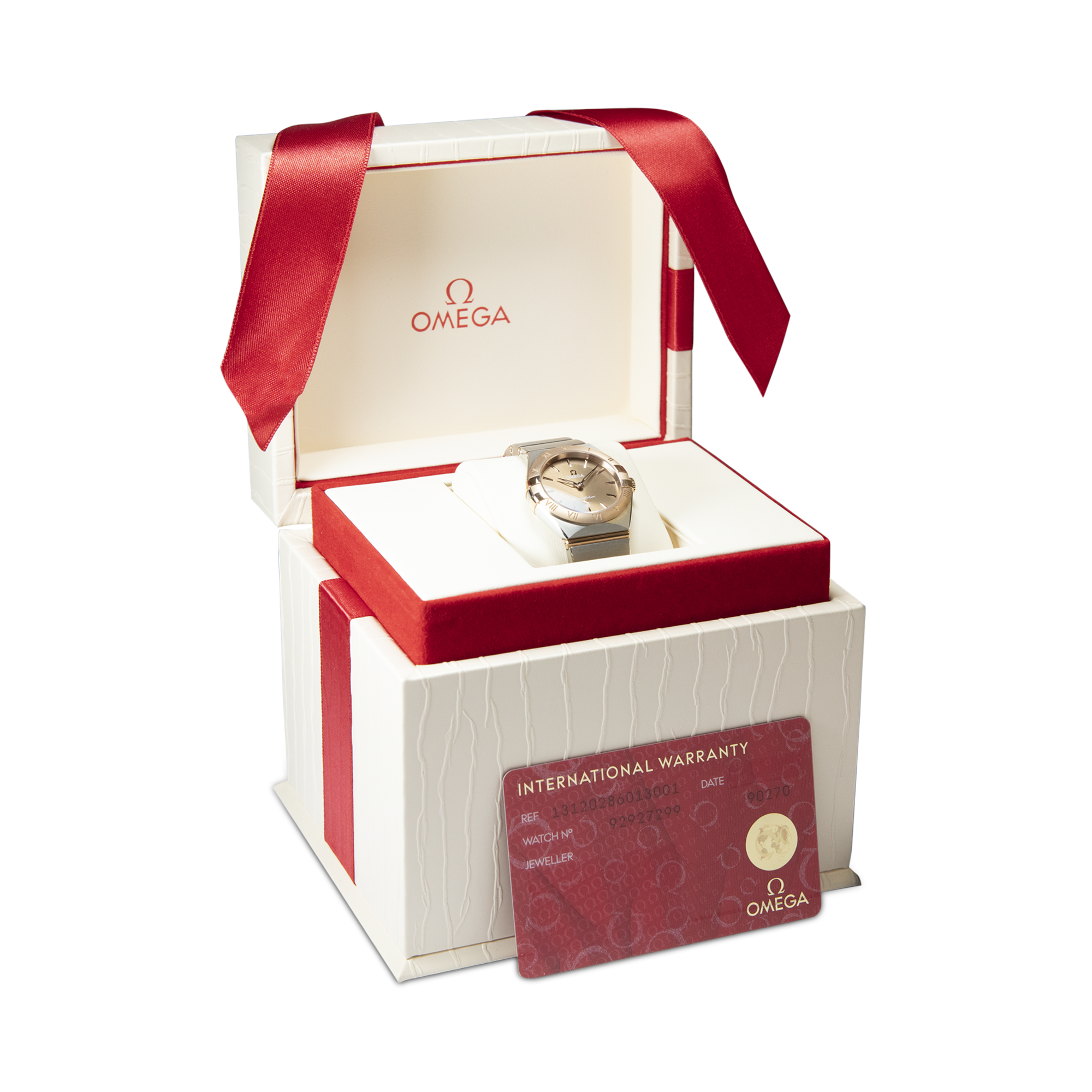 OMEGA Constellation 28mm, Chocolate Dial, Baton Numerals_4