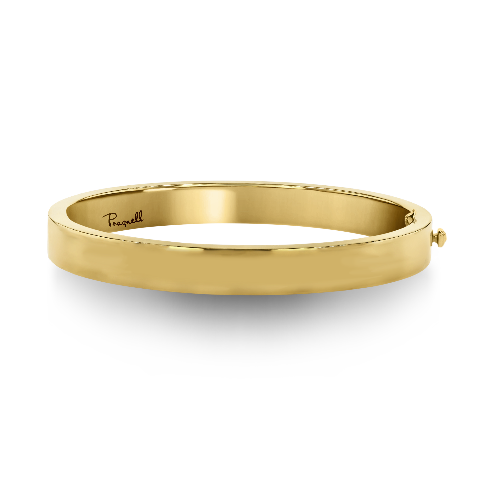 Plain Polished 8mm Square Bangle _2