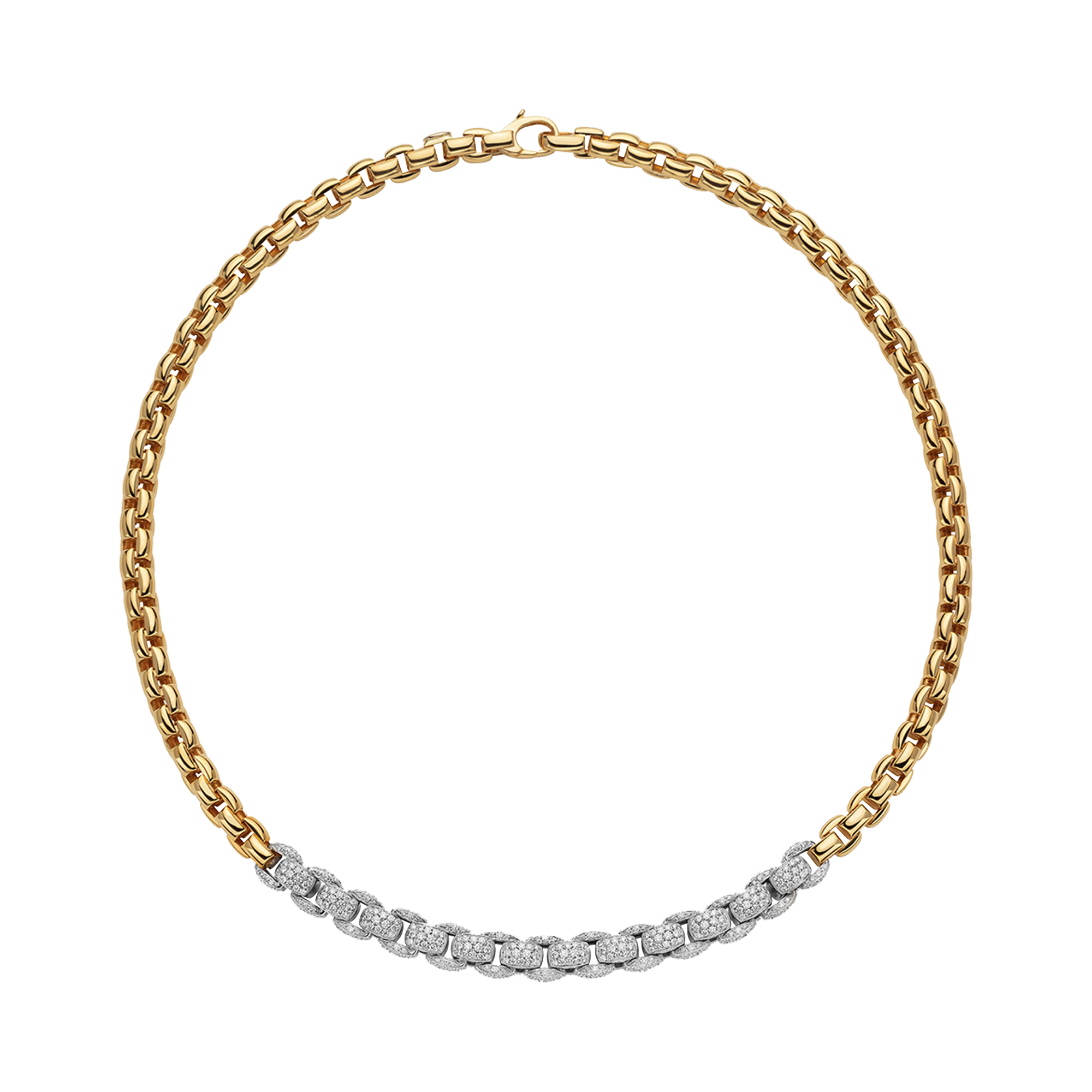 Fope Eka Diamond Necklace Brilliant Cut, Pave Set_1