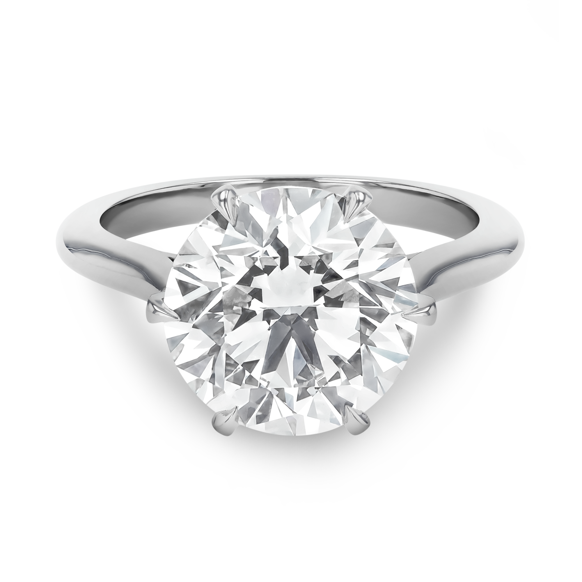 Classic Six-Claw 5.01ct Diamond Solitaire Ring Brilliant cut, Claw set_2