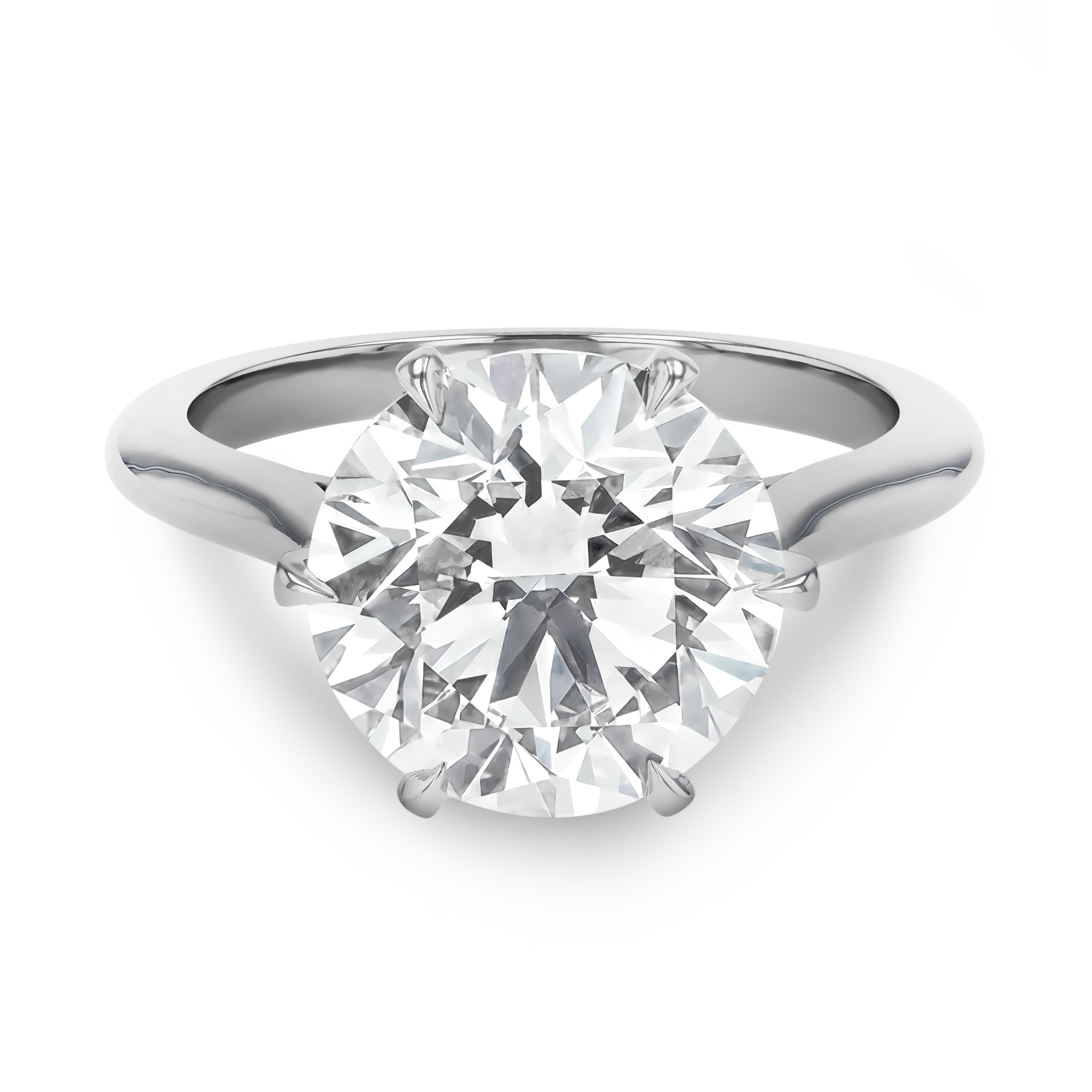 Classic Six-Claw 5.01ct Diamond Solitaire Ring Brilliant cut, Claw set_2