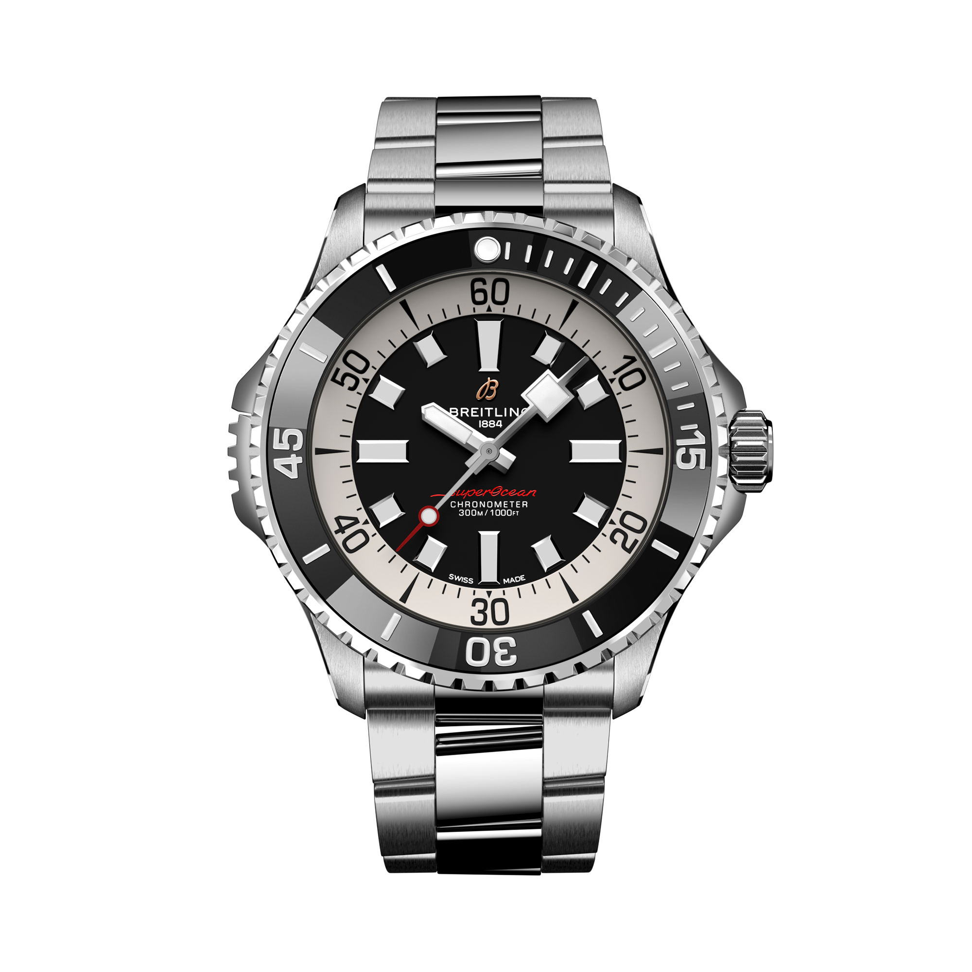 Breitling Superocean Automatic 46 46mm, Black Dial, Arabic & Baton Numerals_1