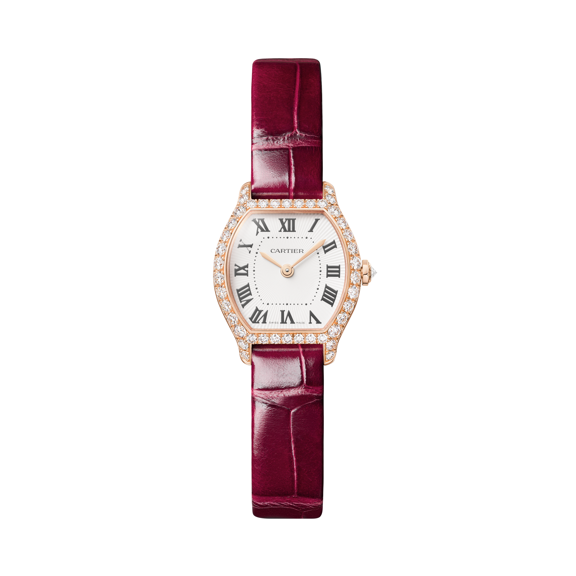 Cartier Tortue 20.9mm, White Dial, Roman Numerals_1