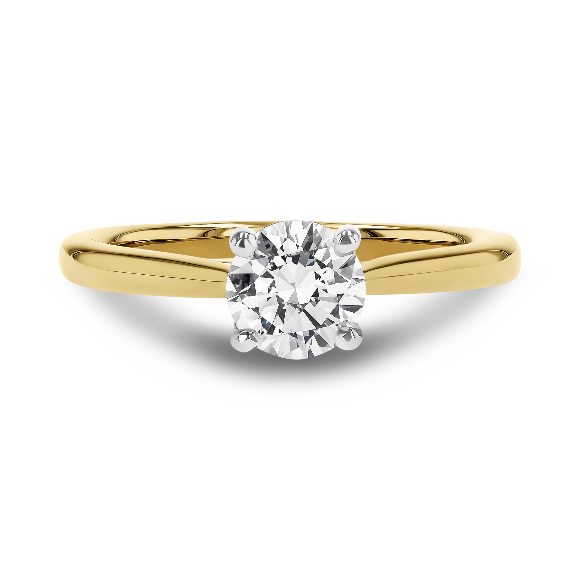 0.70CT Diamond Solitaire Ring Brilliant Cut, Solitaire, Four Claw Set_2