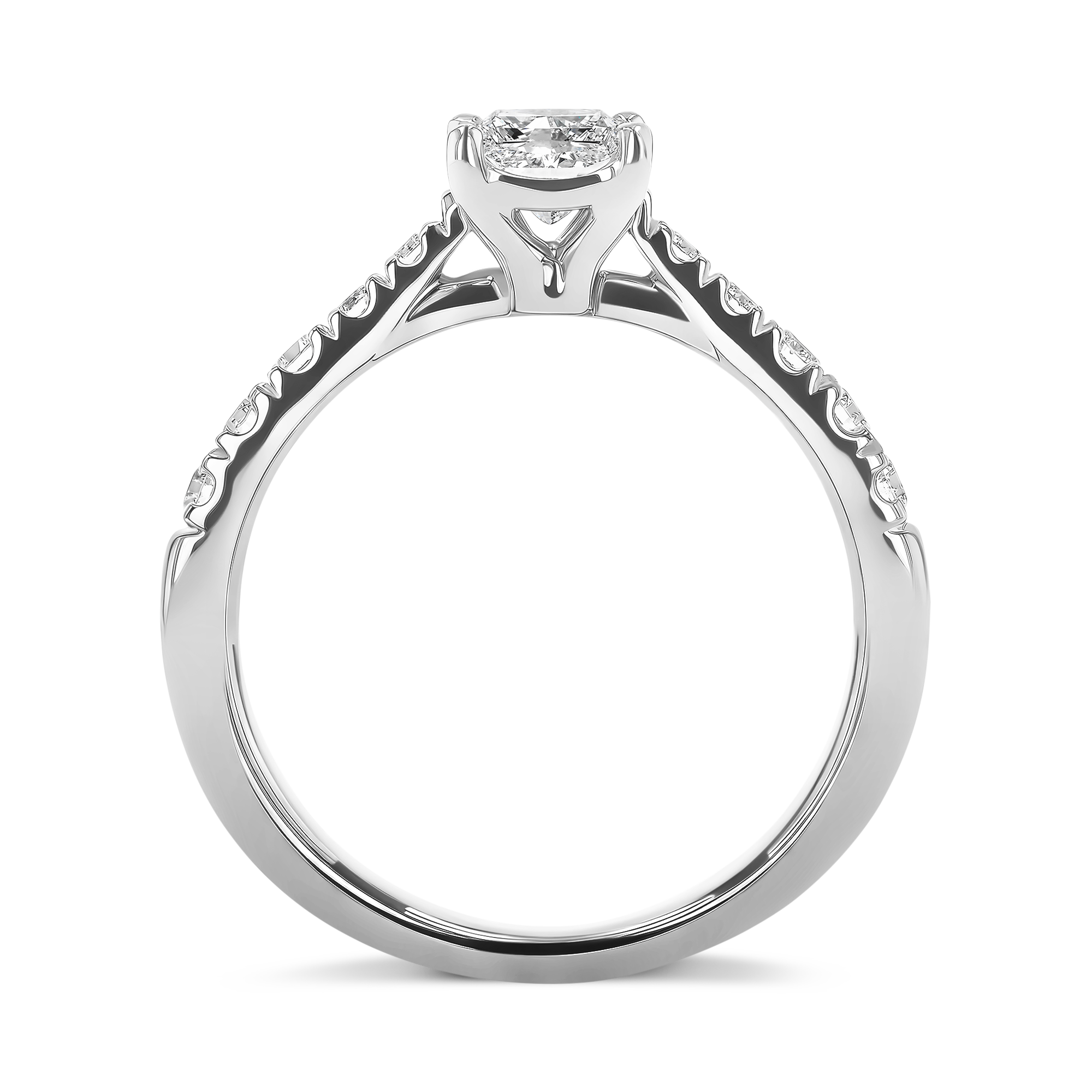 Celestial 0.50ct Diamond Ring Princess Cut, Claw Set_3