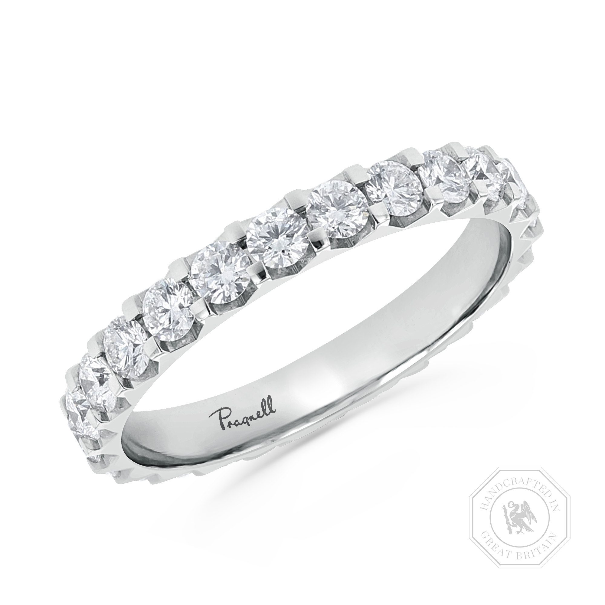 Brilliant Cut Diamond Eternity Ring Brilliant Cut, Eternity, Claw Set_1